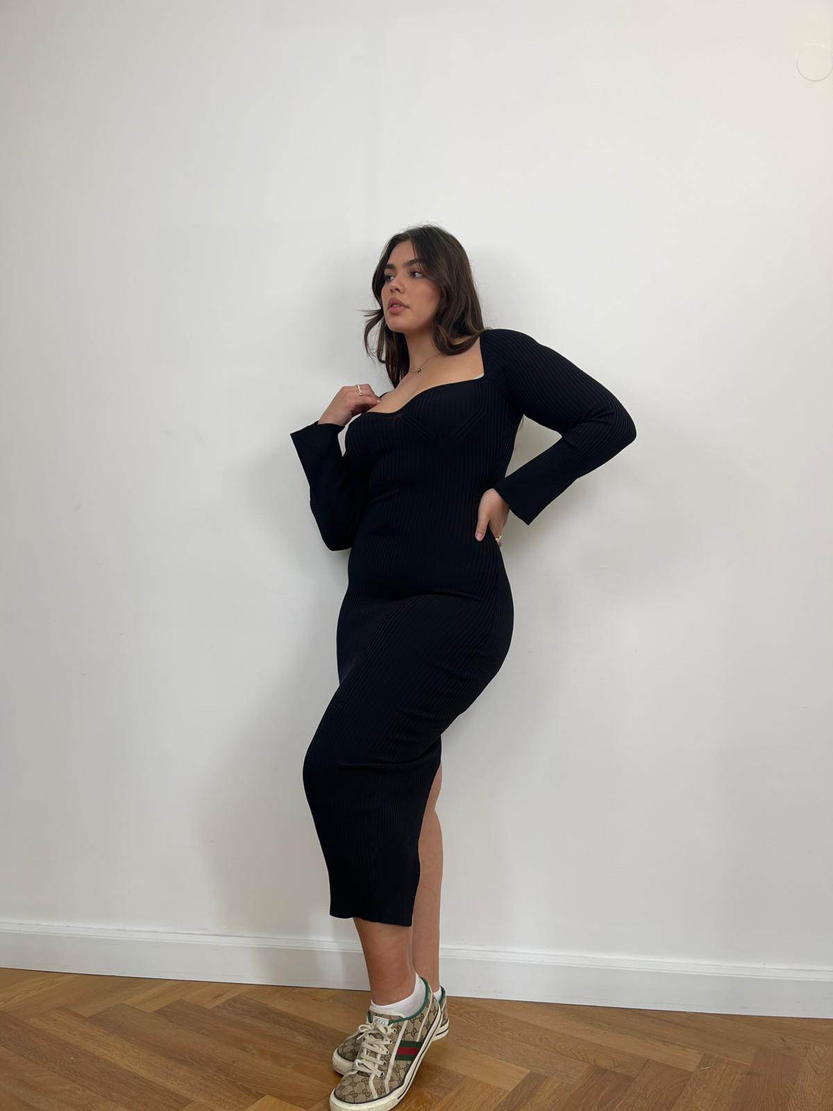 שמלת סריג קלייר