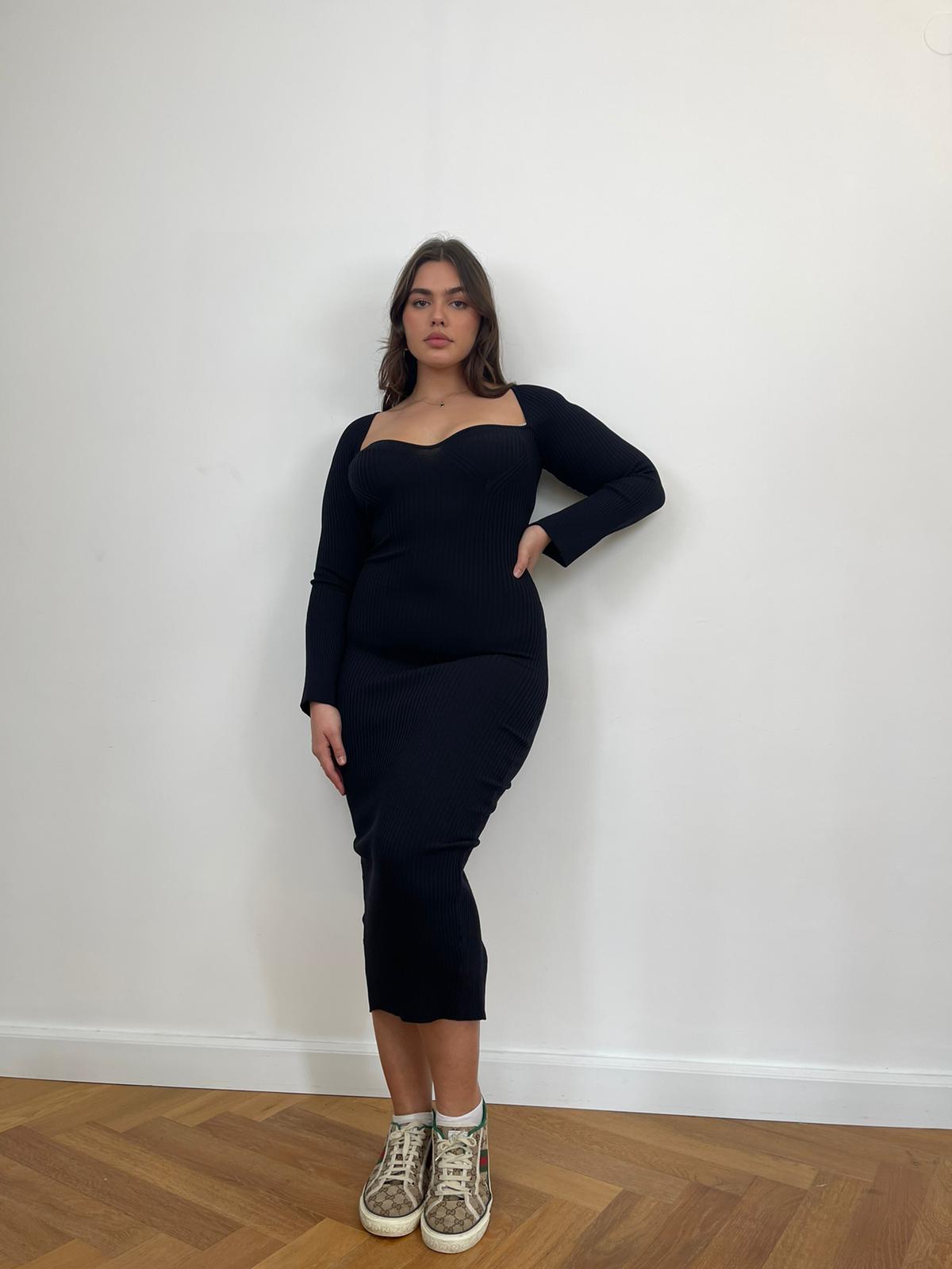 שמלת סריג קלייר