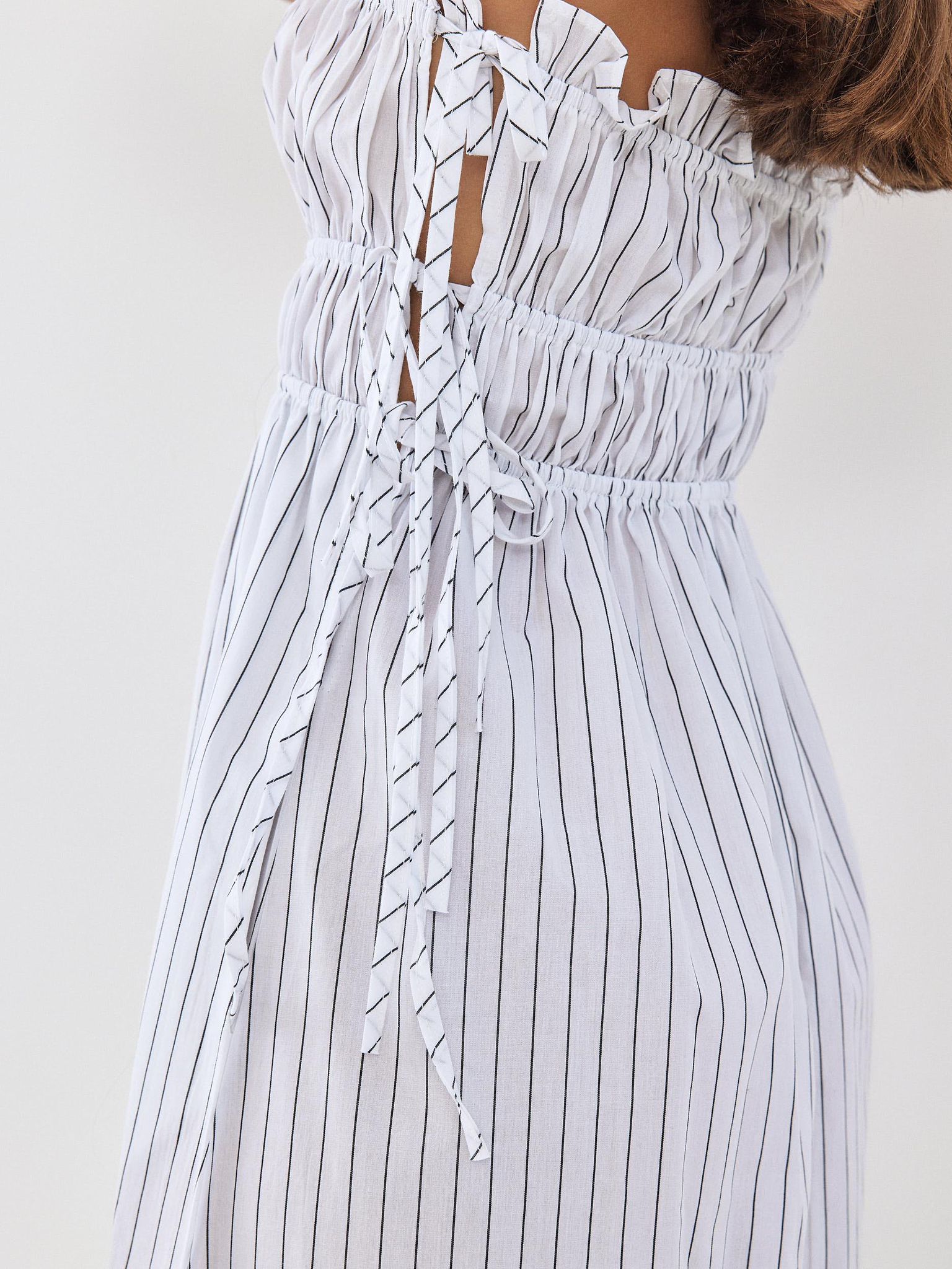 שמלת פולי פסים