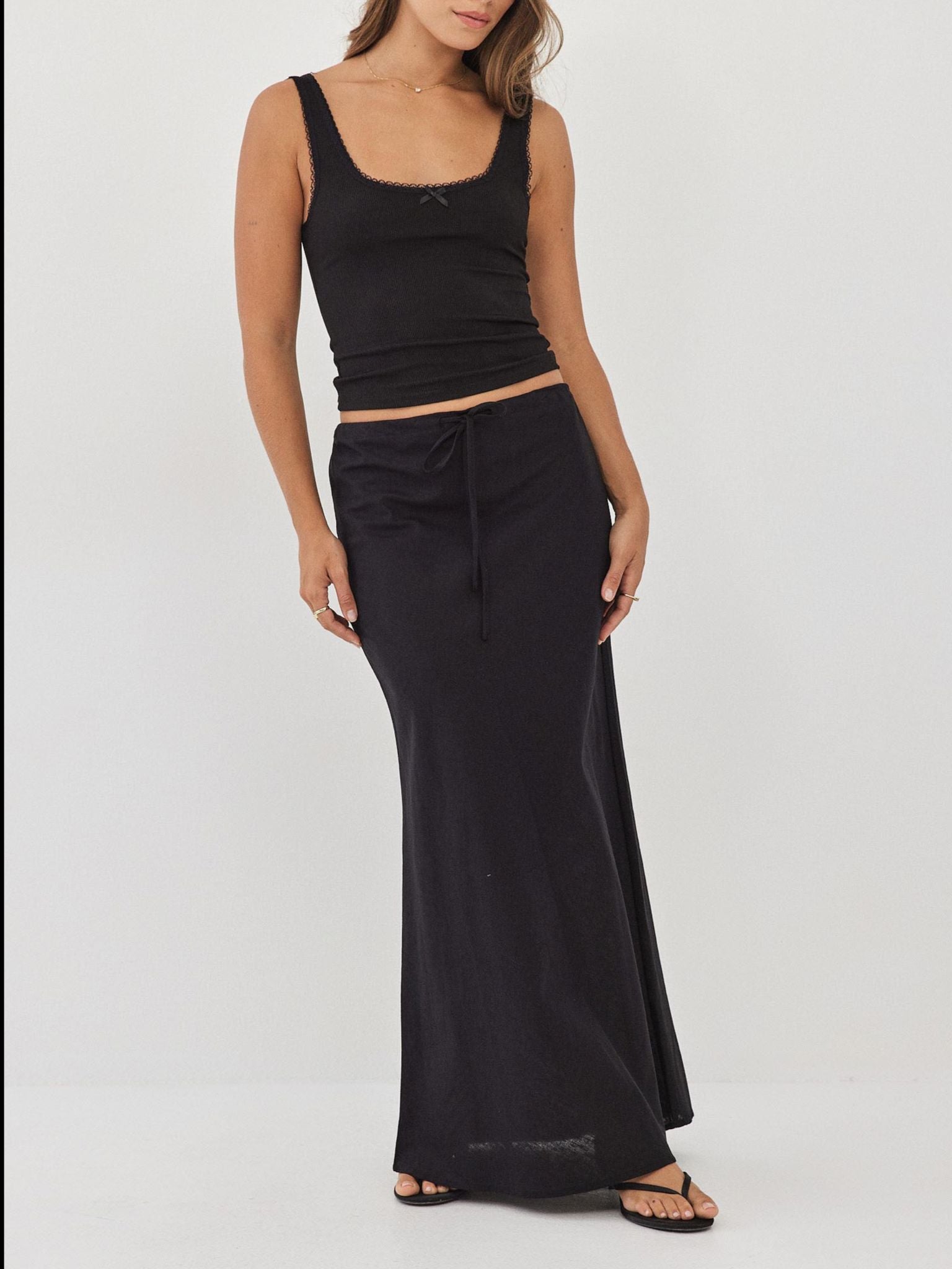 חצאית פשתן אנה