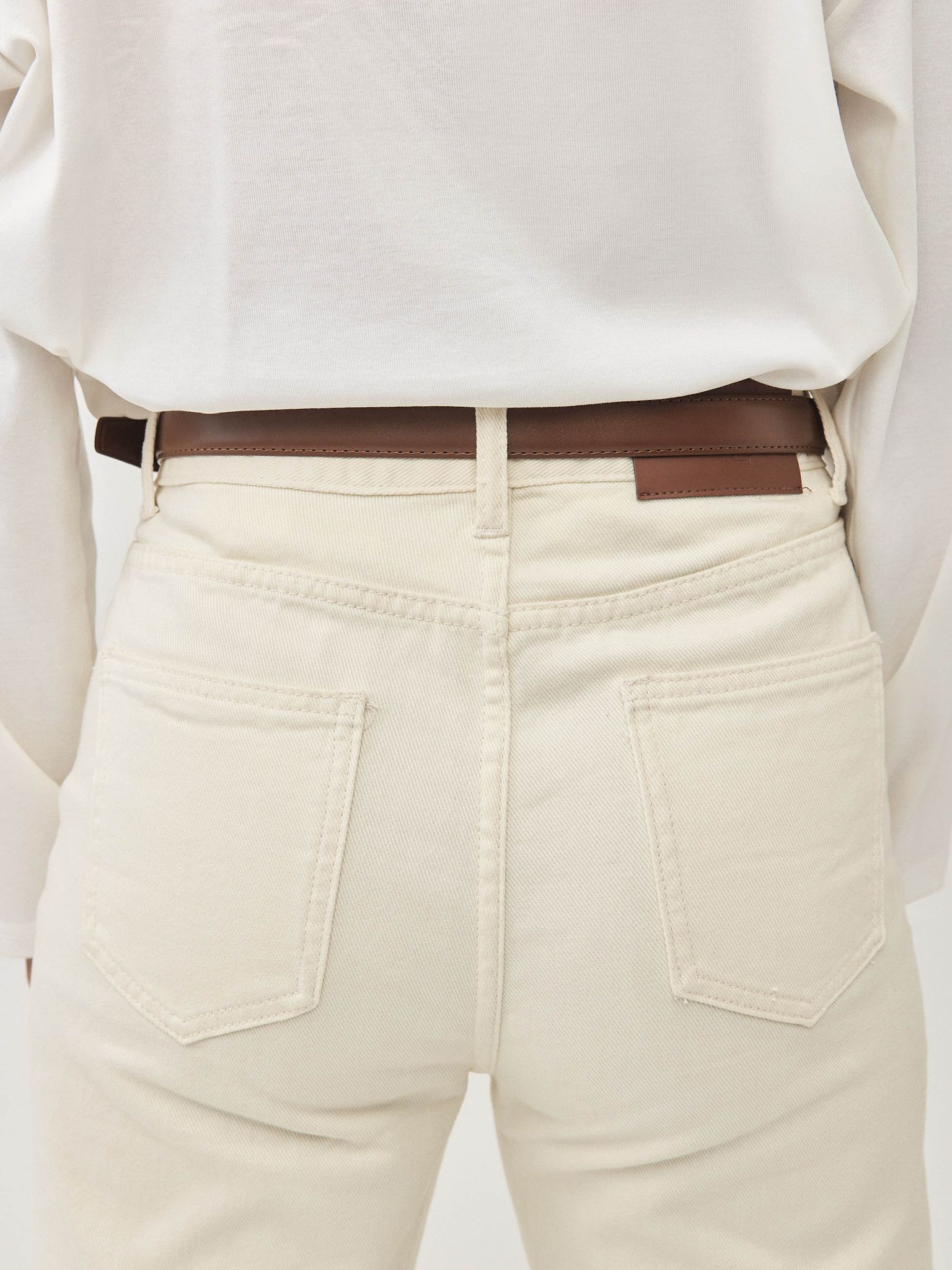 חגורת בלוברי עבה אבזם כסוף