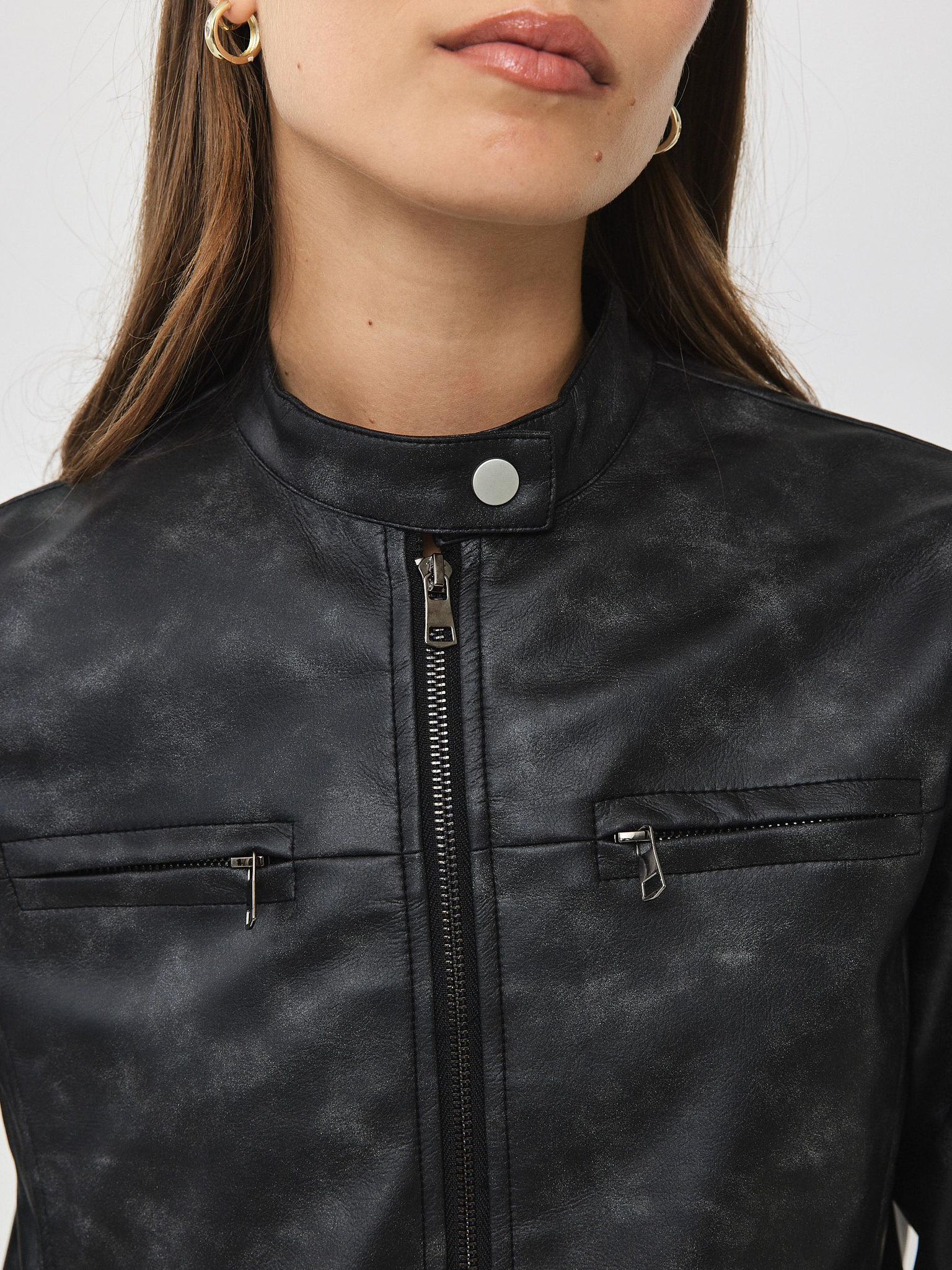 ג׳קט דמוי עור דילן