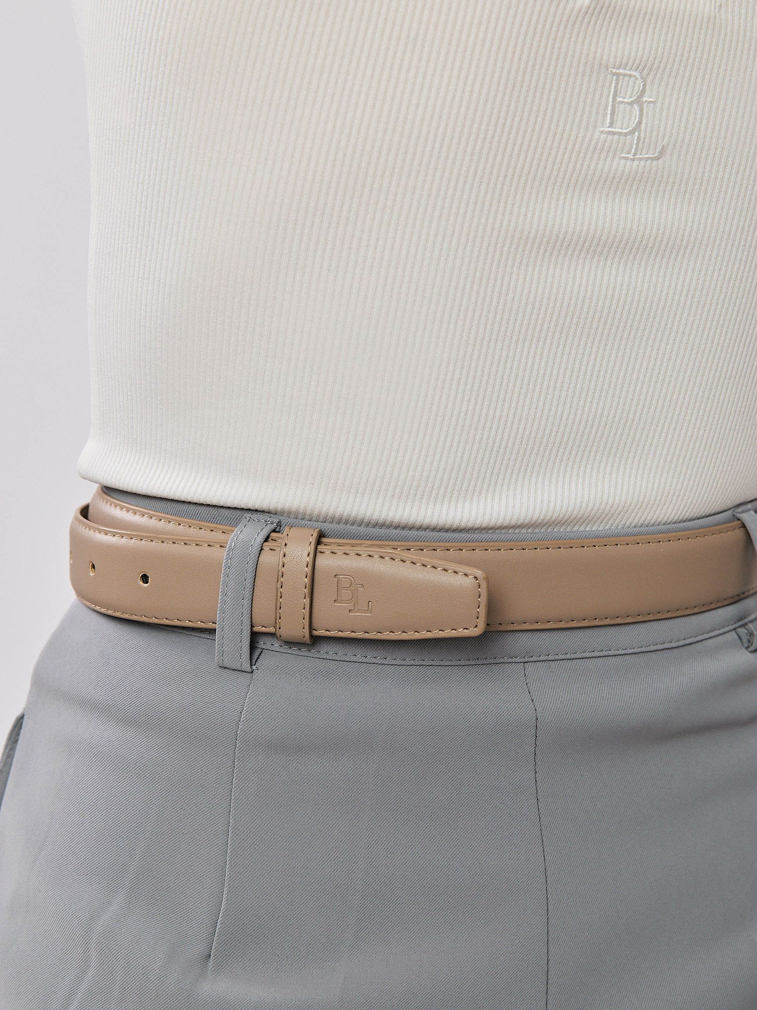 חגורה עבה אבזם ברונזה