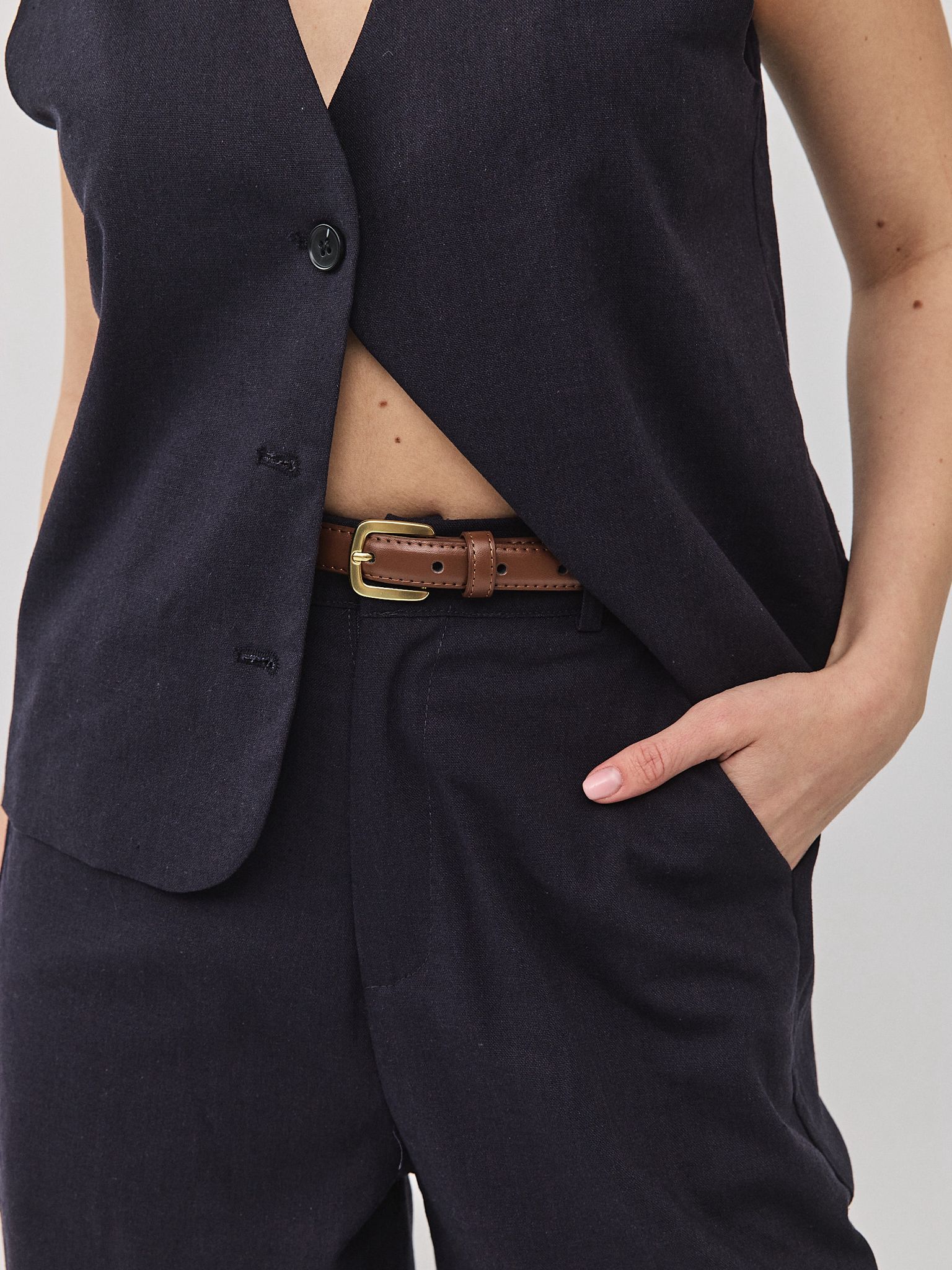 וסט פשתן ניקולה