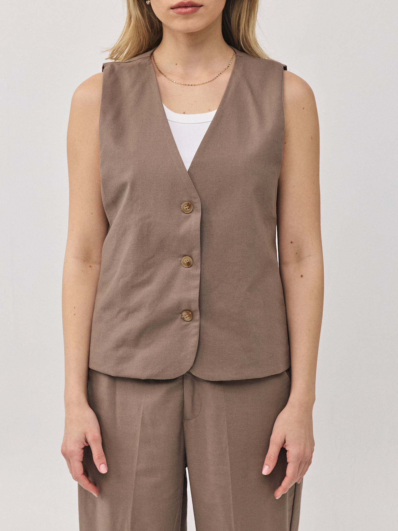 וסט פשתן ניקולה