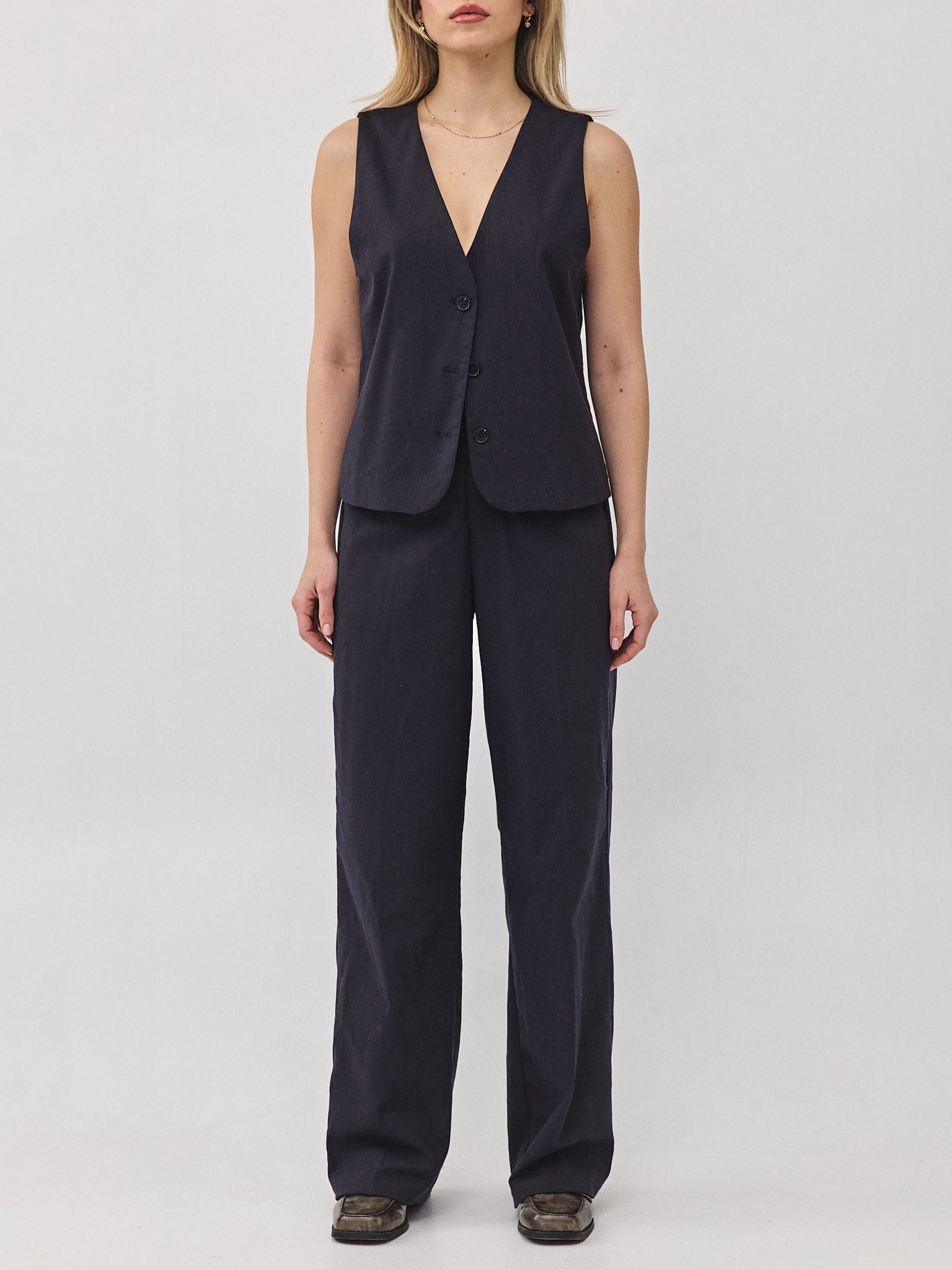 מכנסי פשתן מונטנגרו