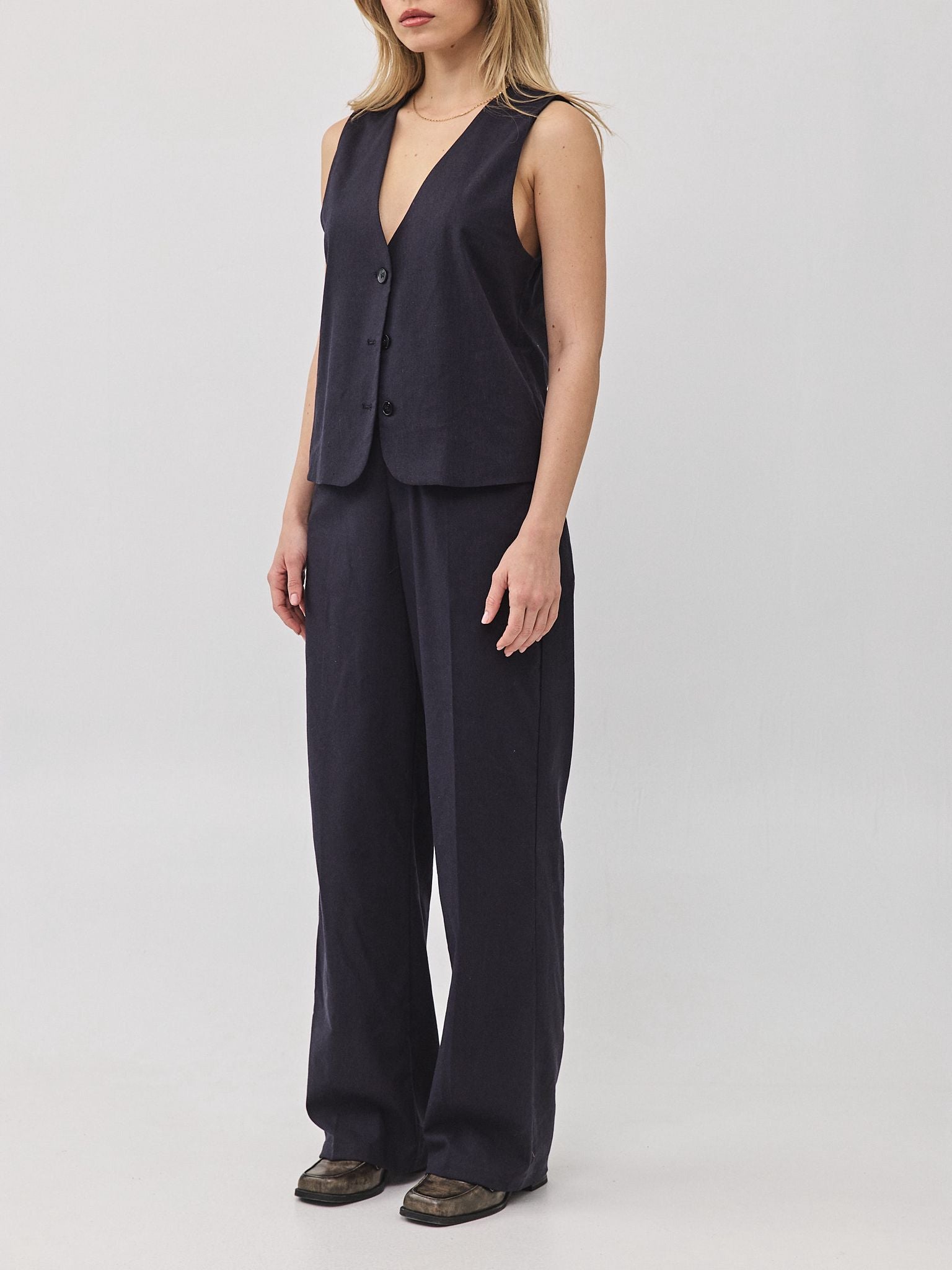 מכנסי פשתן מונטנגרו