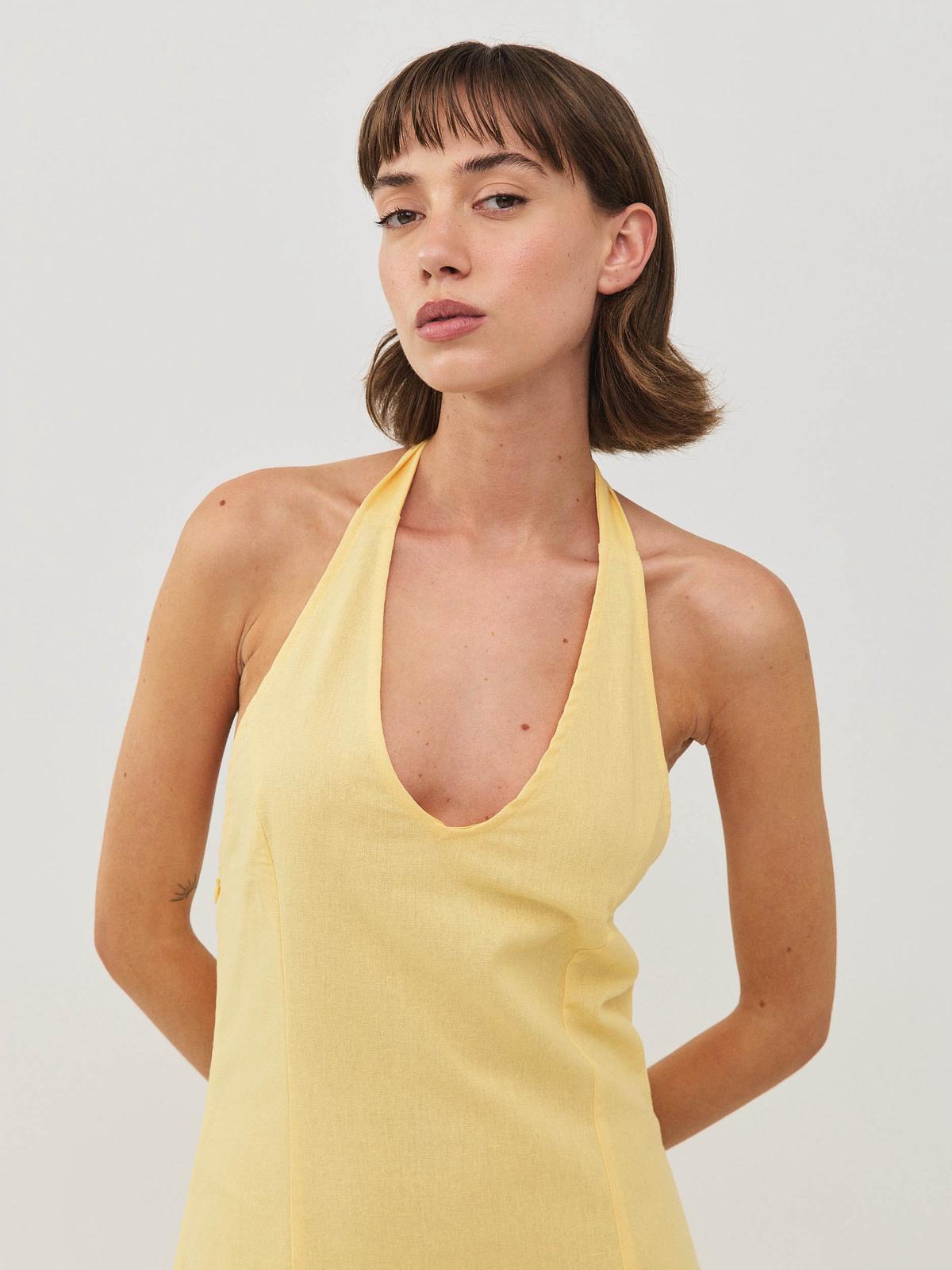 שמלת פשתן סרניטי