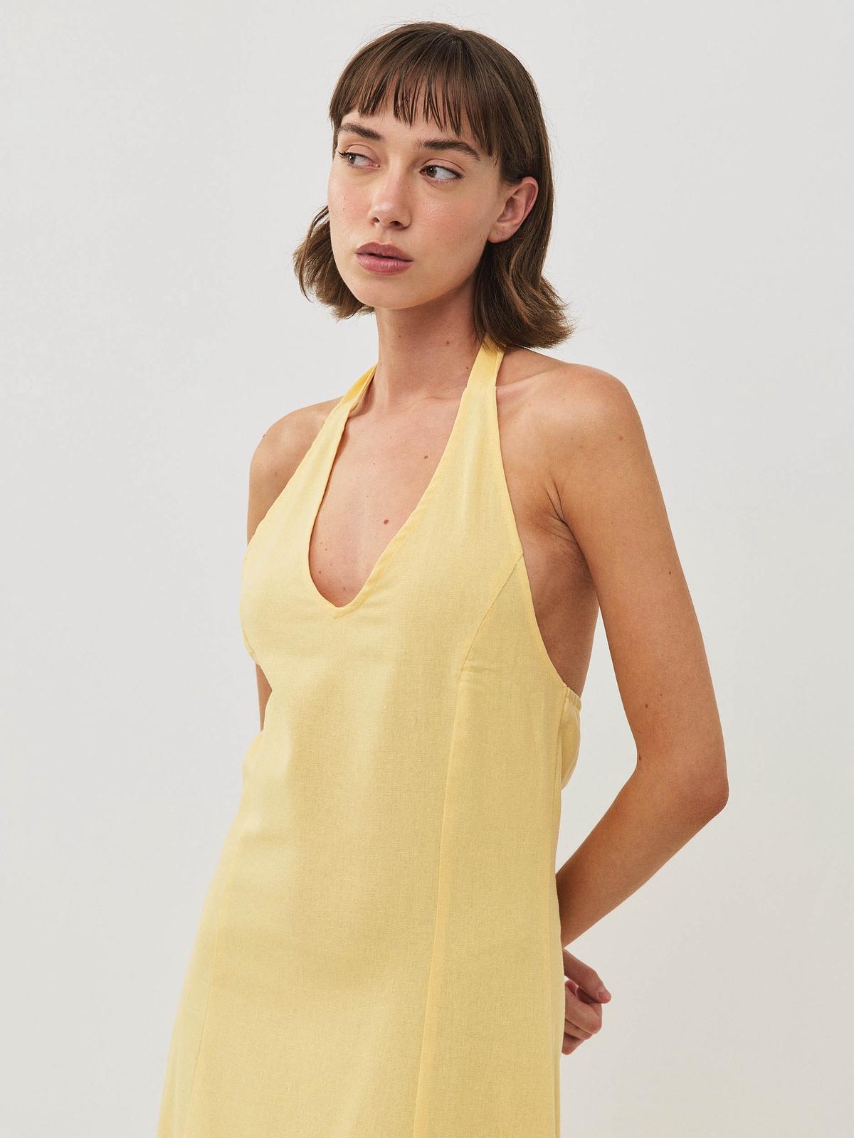 שמלת פשתן סרניטי