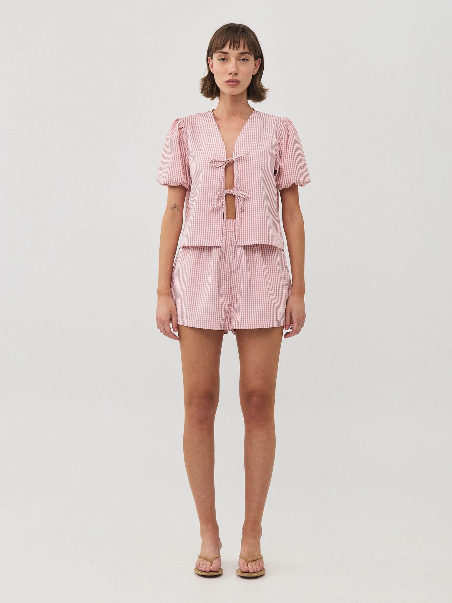 שורט משבצות מנדז