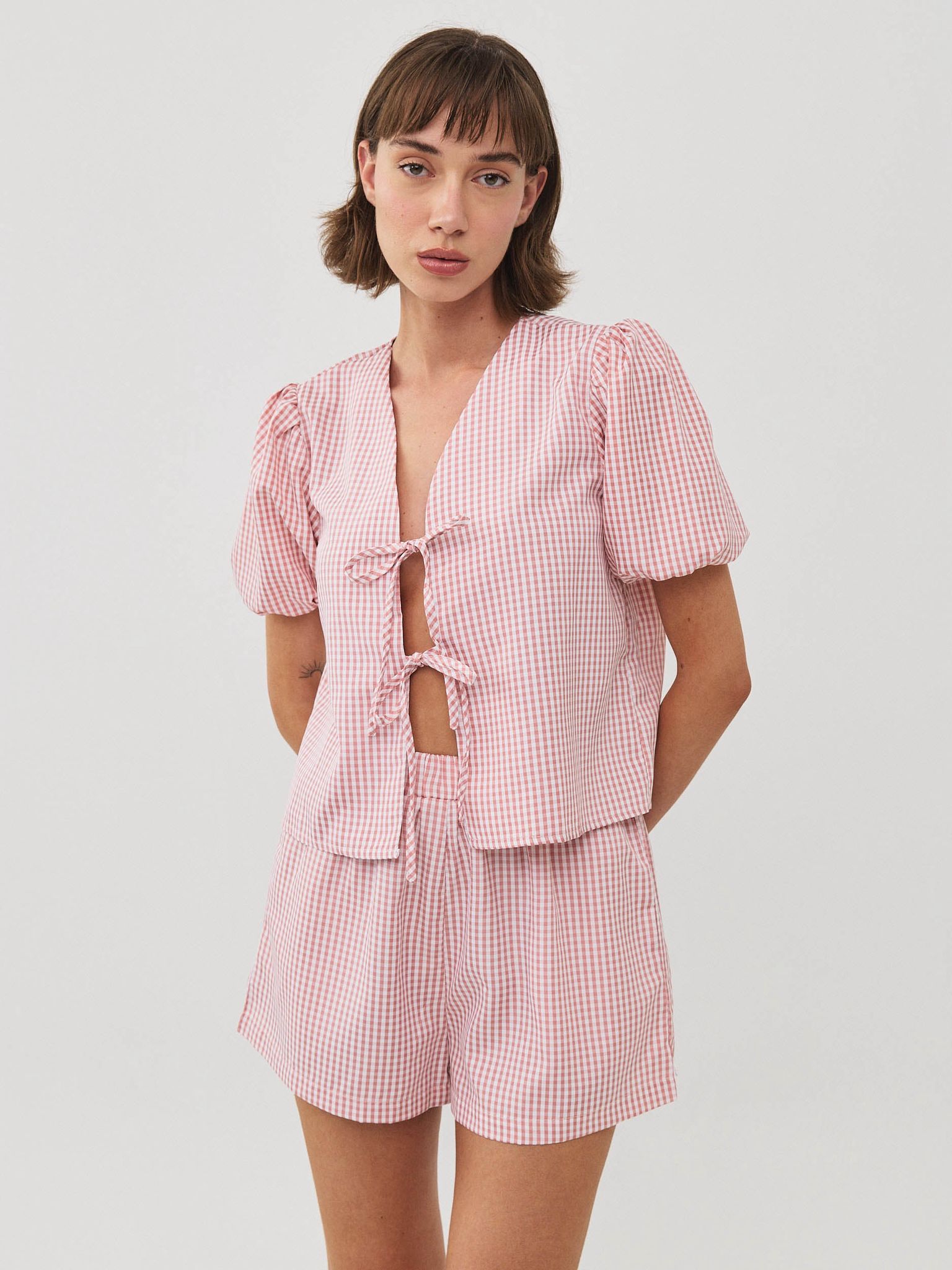 שורט משבצות מנדז