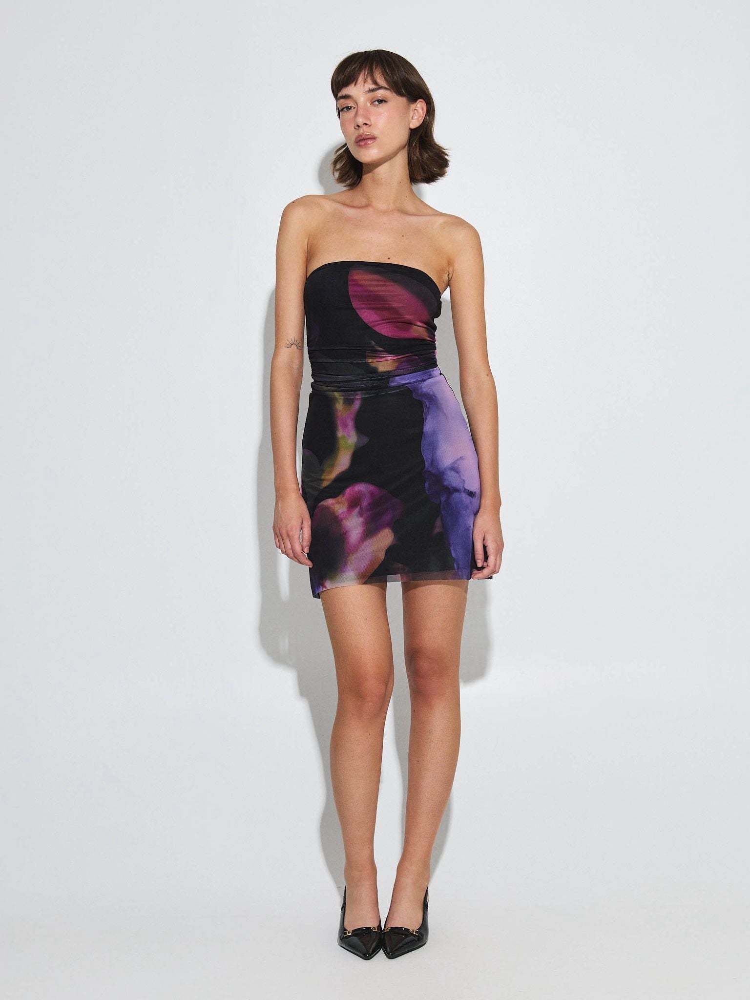 שמלת סטרפלס מיני ליליאנה