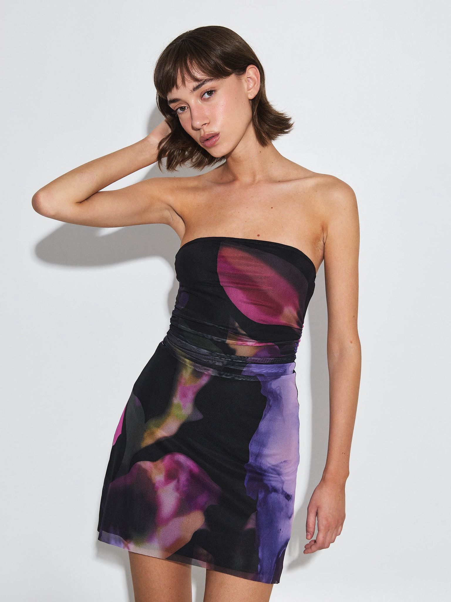 שמלת סטרפלס מיני ליליאנה