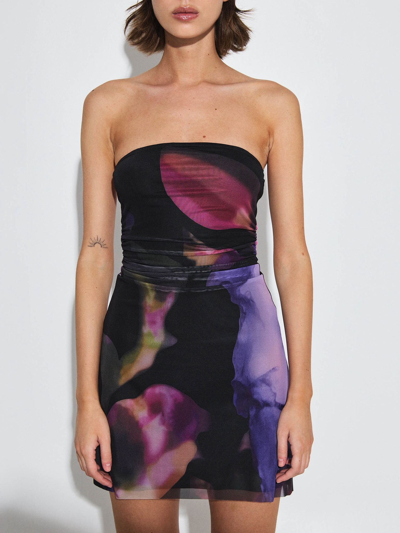 שמלת סטרפלס מיני ליליאנה