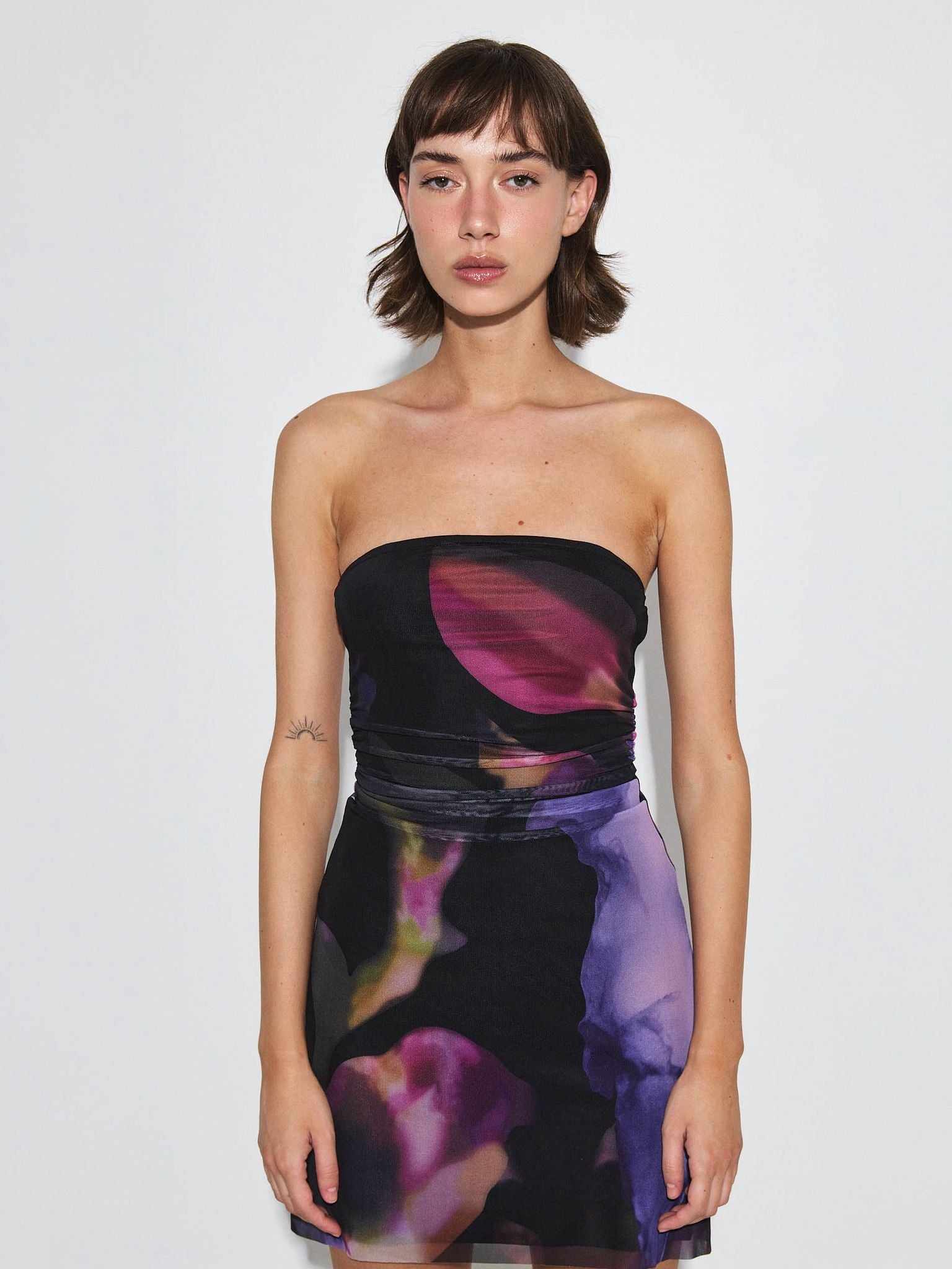 שמלת סטרפלס מיני ליליאנה