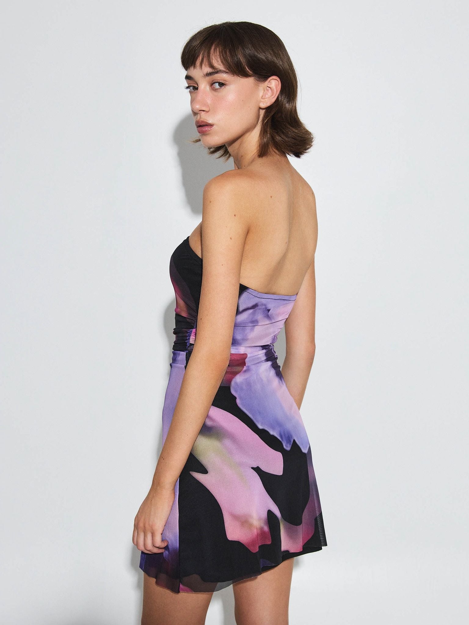 שמלת סטרפלס מיני ליליאנה