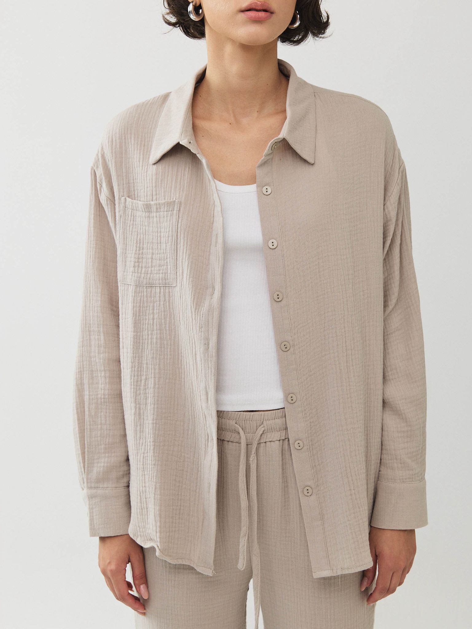 מכופתרת אובריאן פשתן