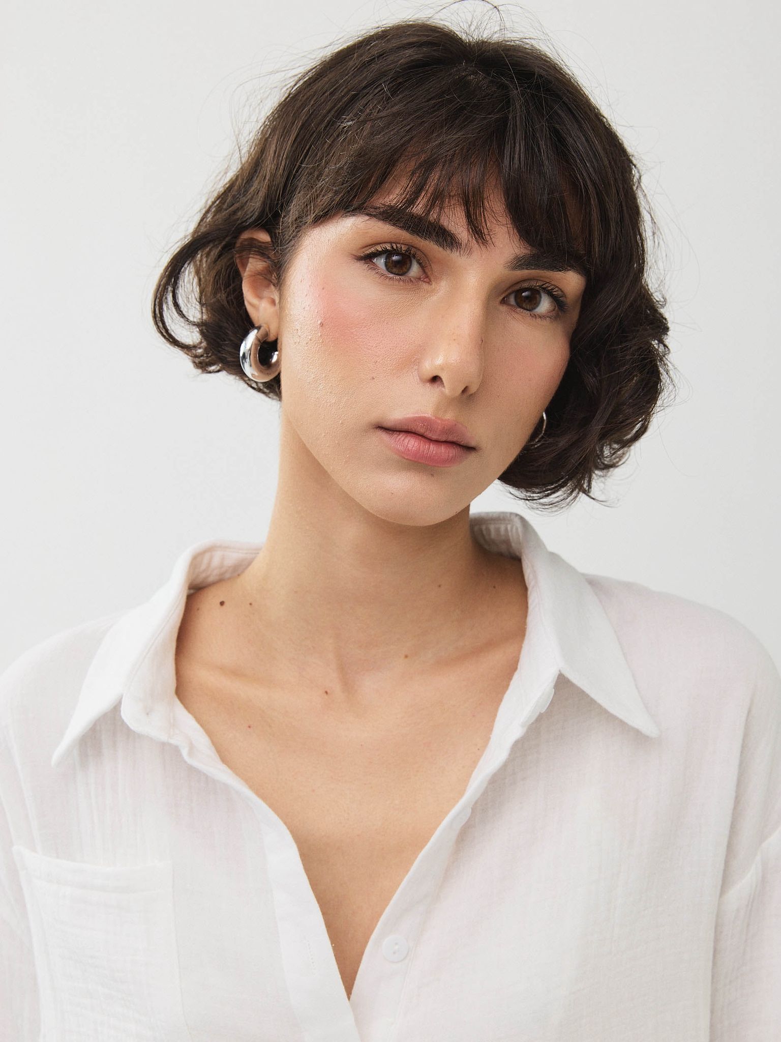 מכופתרת אובריאן פשתן