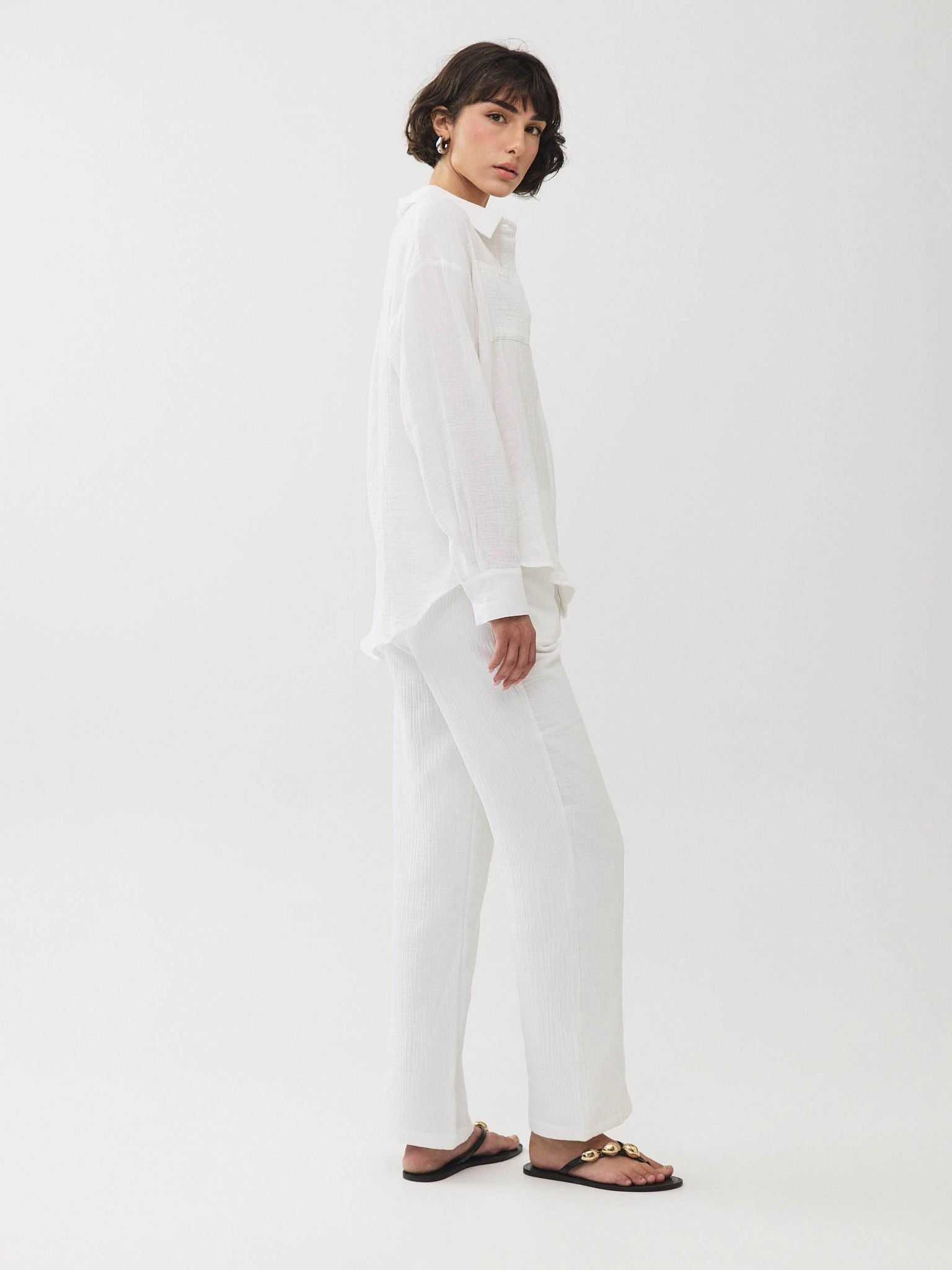 מכופתרת אובריאן פשתן