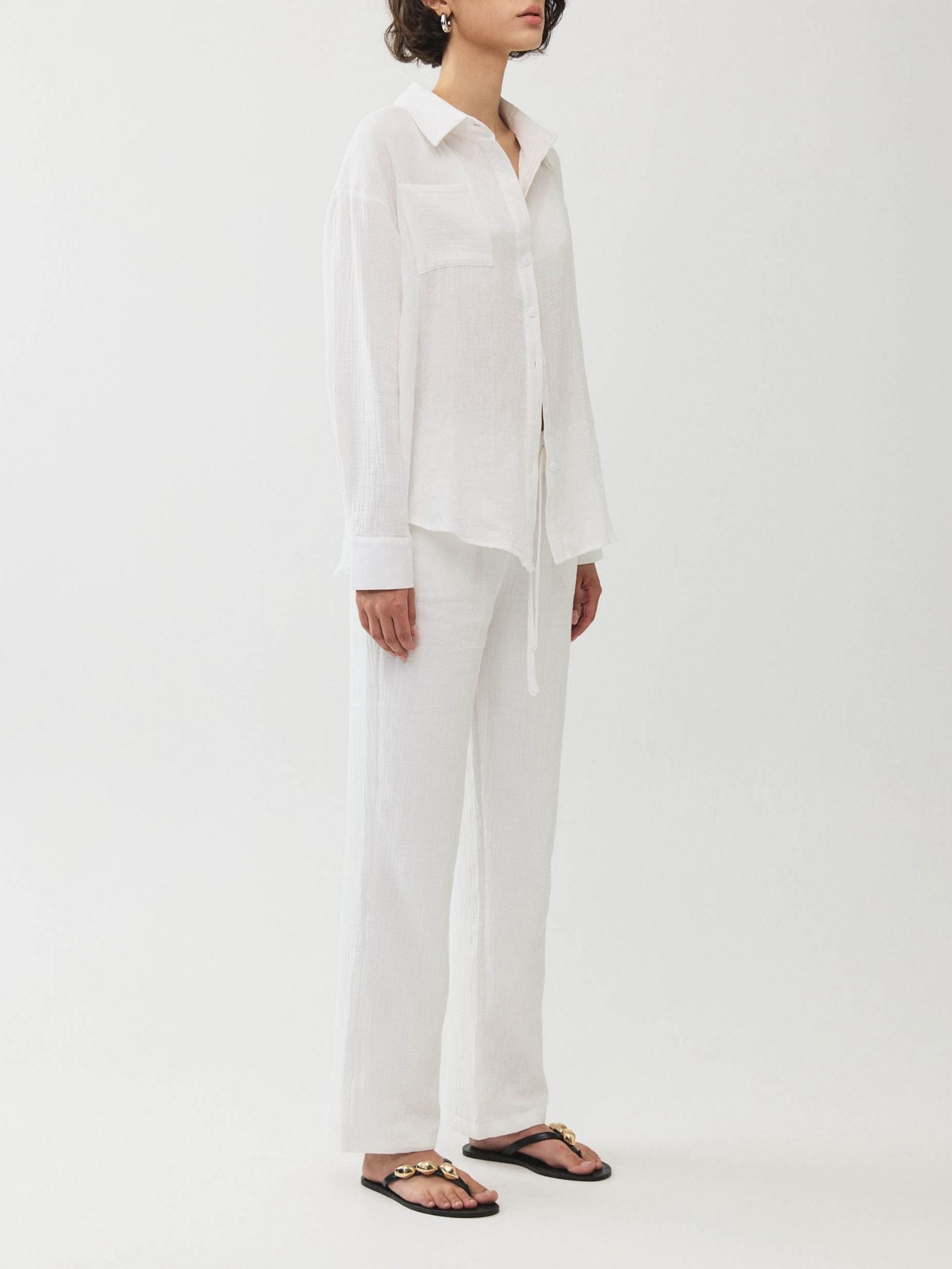 מכופתרת אובריאן פשתן