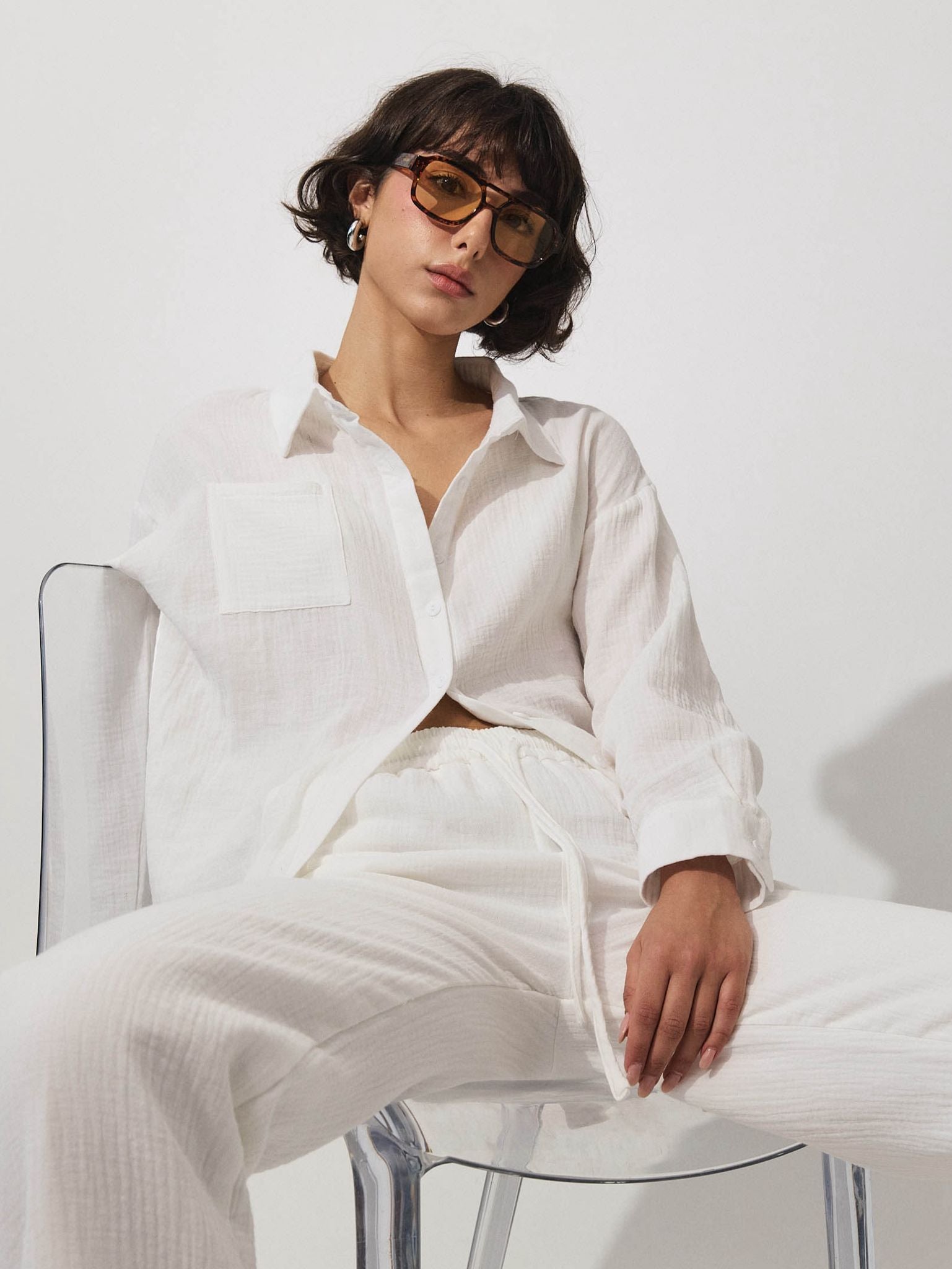 מכופתרת אובריאן פשתן