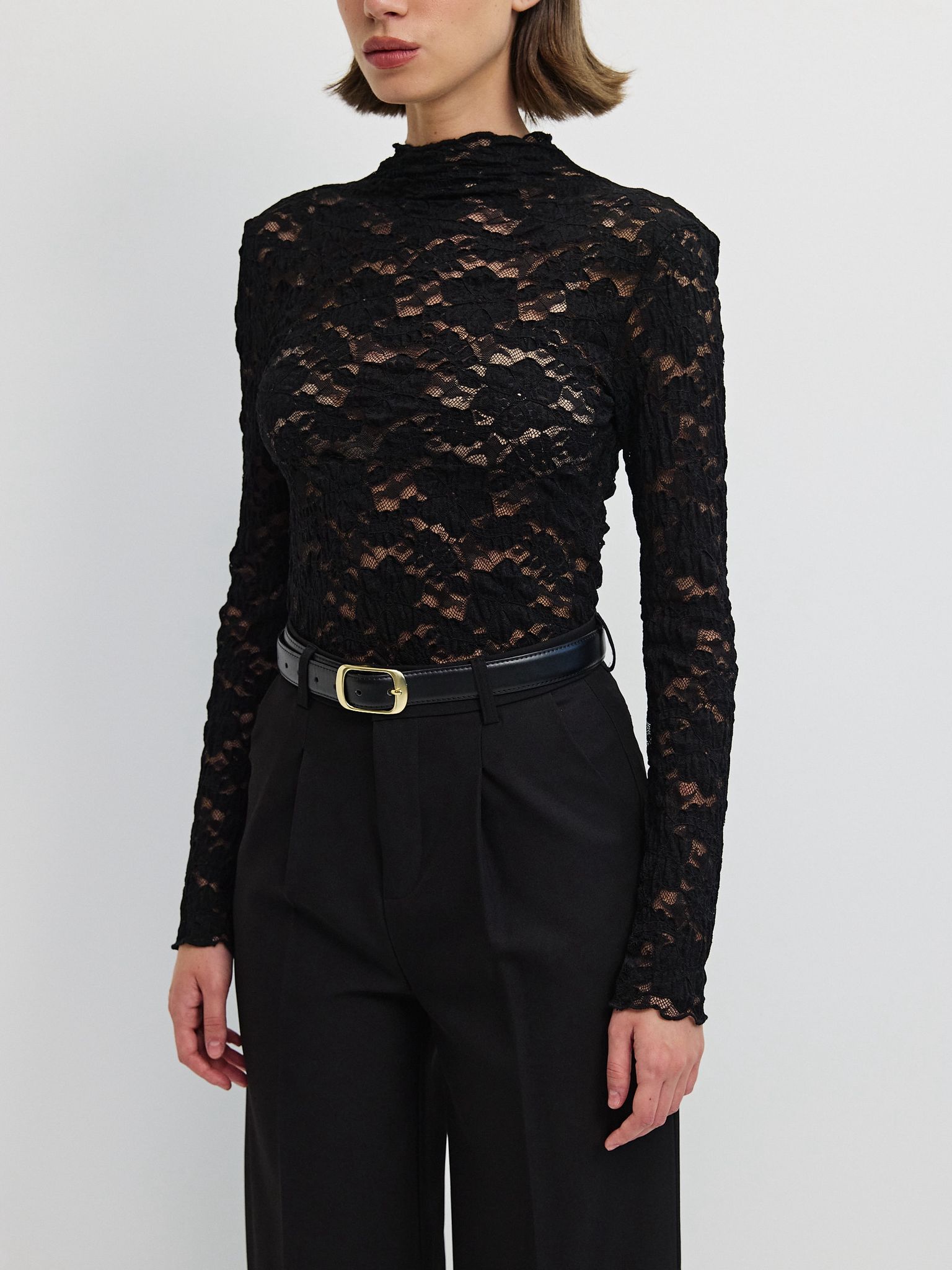 טופ תחרה ויולט