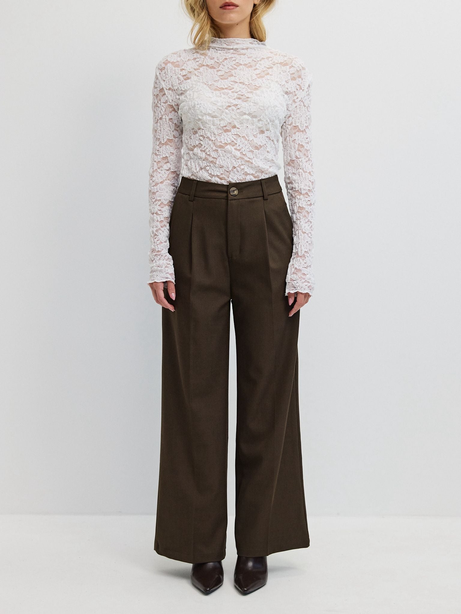 טופ תחרה ויולט