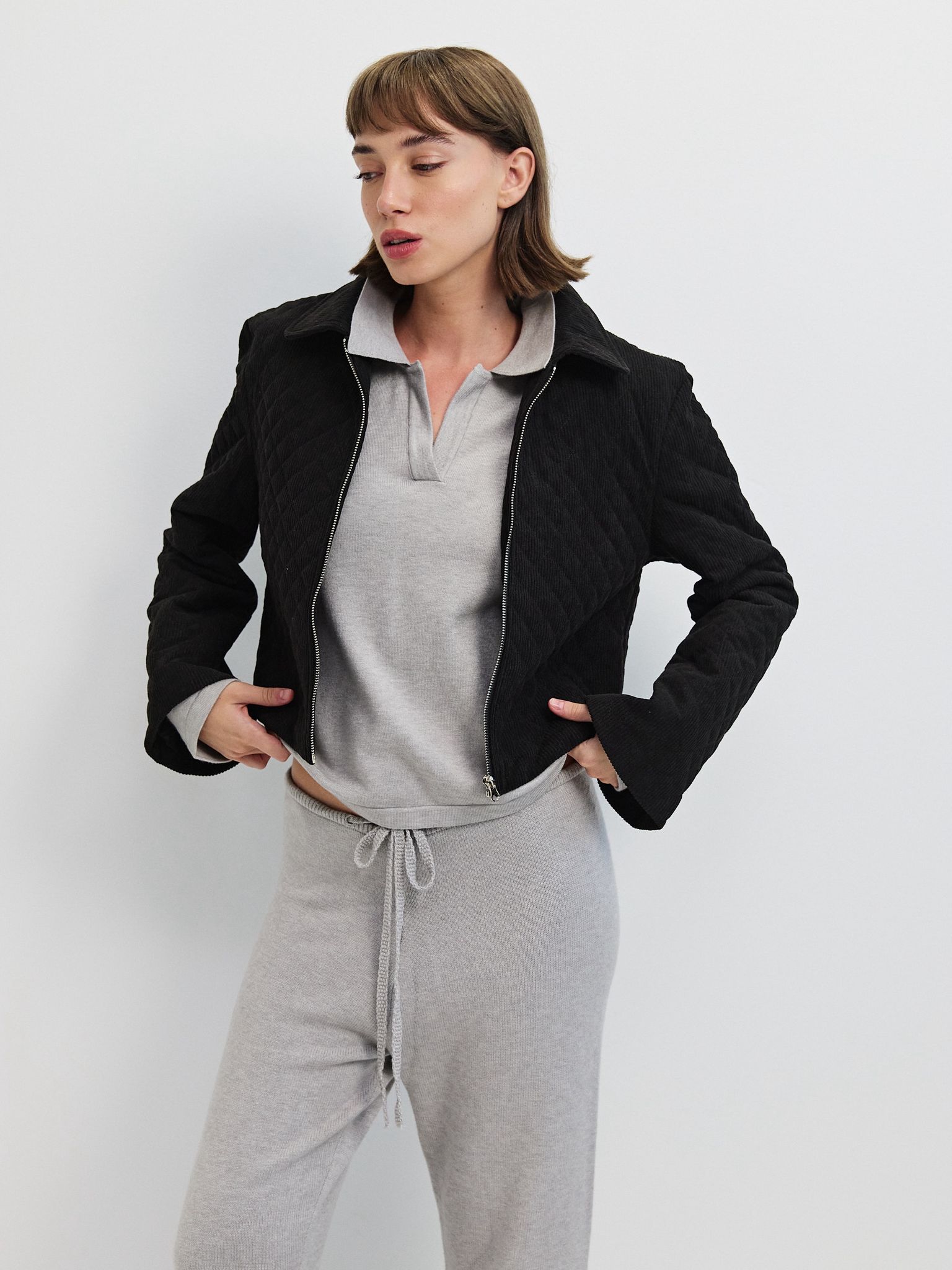 ג׳קט קווילט אנזו