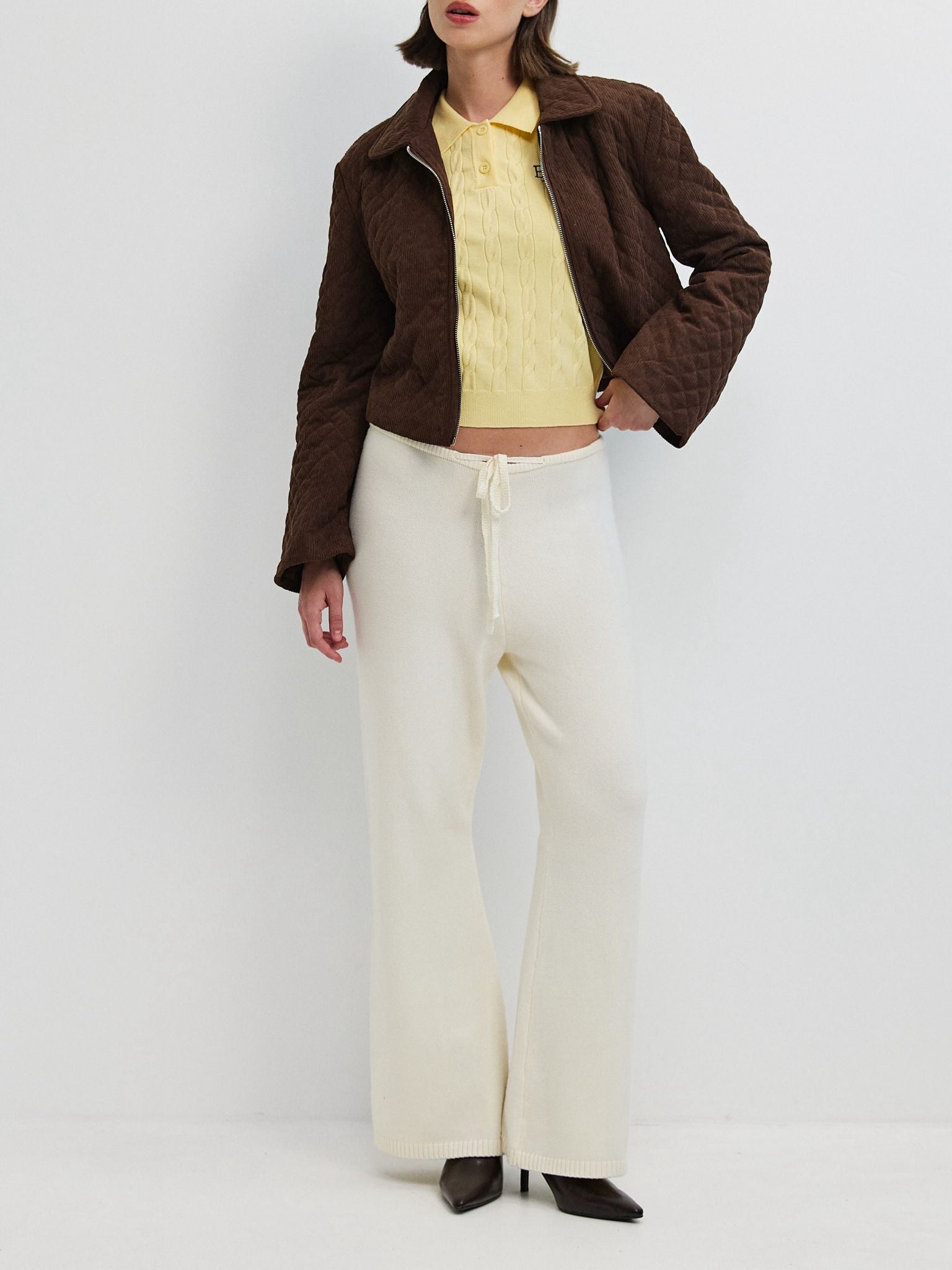 מכנסי סריג קודי