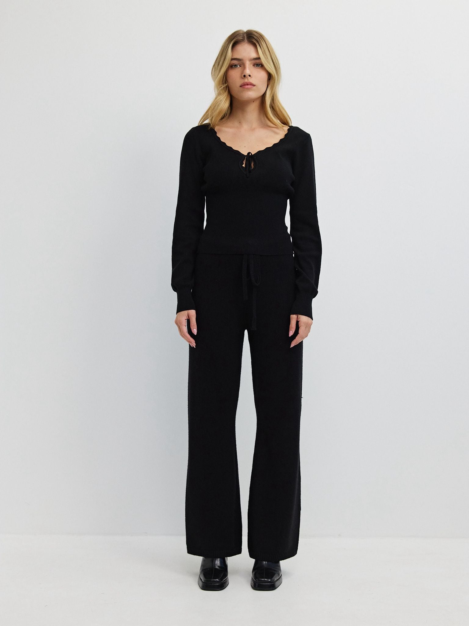 מכנסי סריג קודי