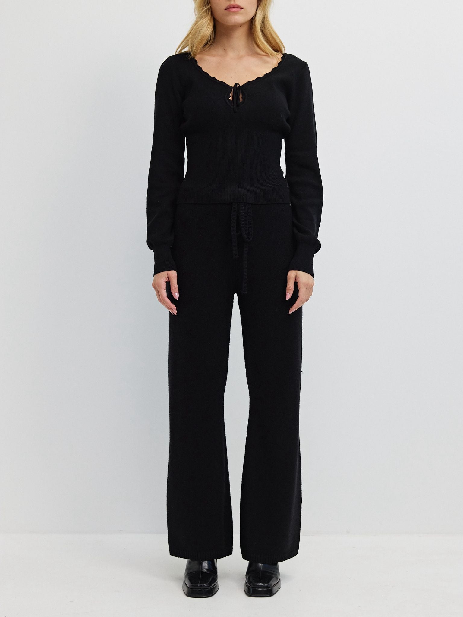 מכנסי סריג קודי