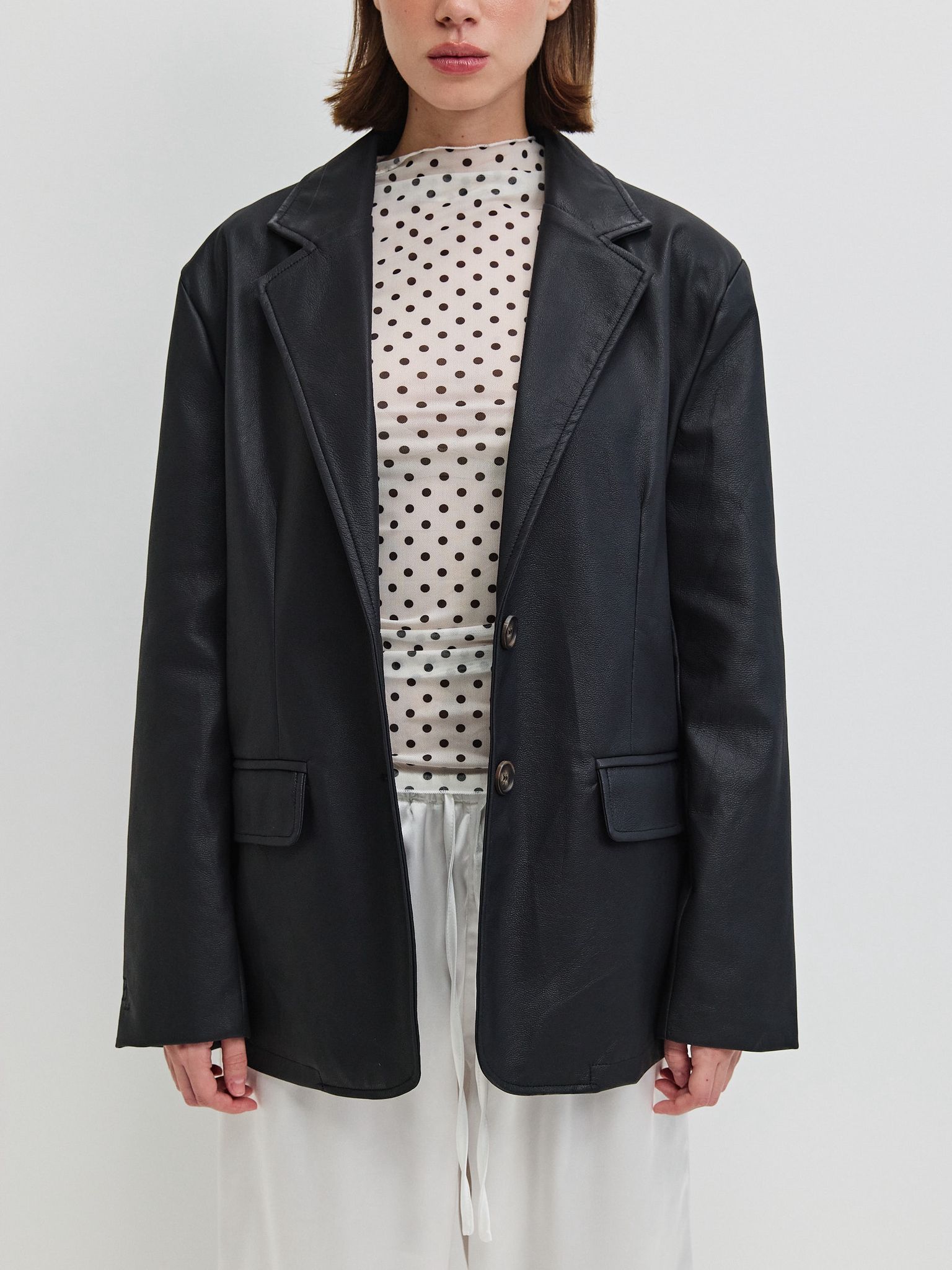 בלייזר דמוי עור סטיבן