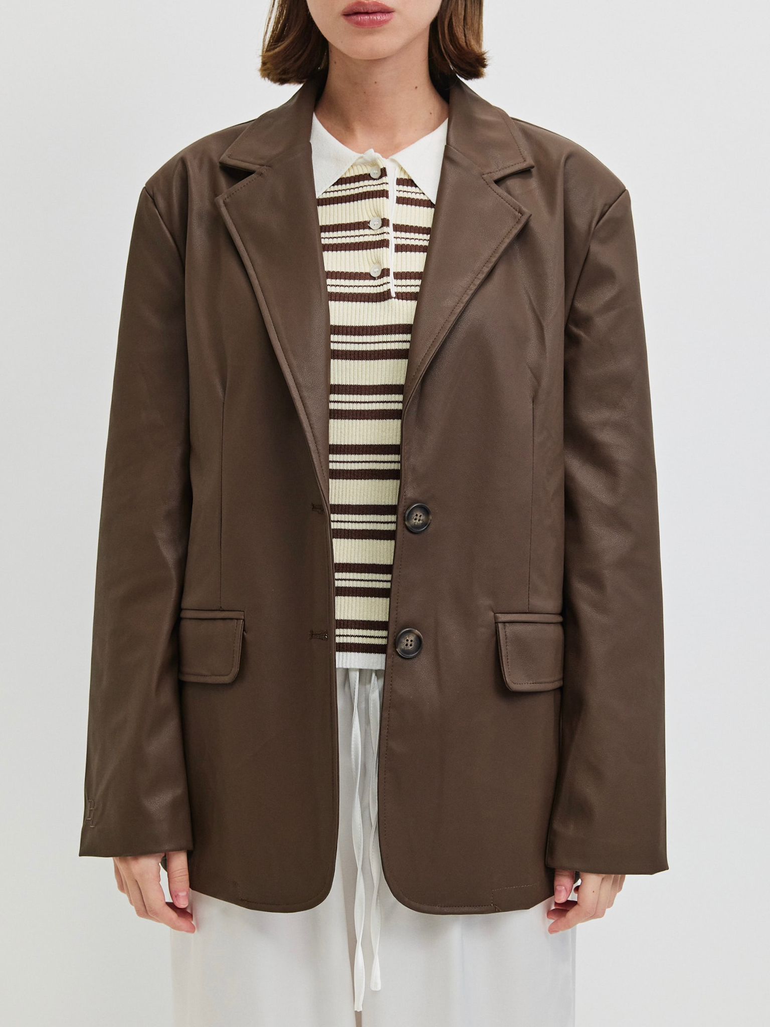 בלייזר דמוי עור סטיבן