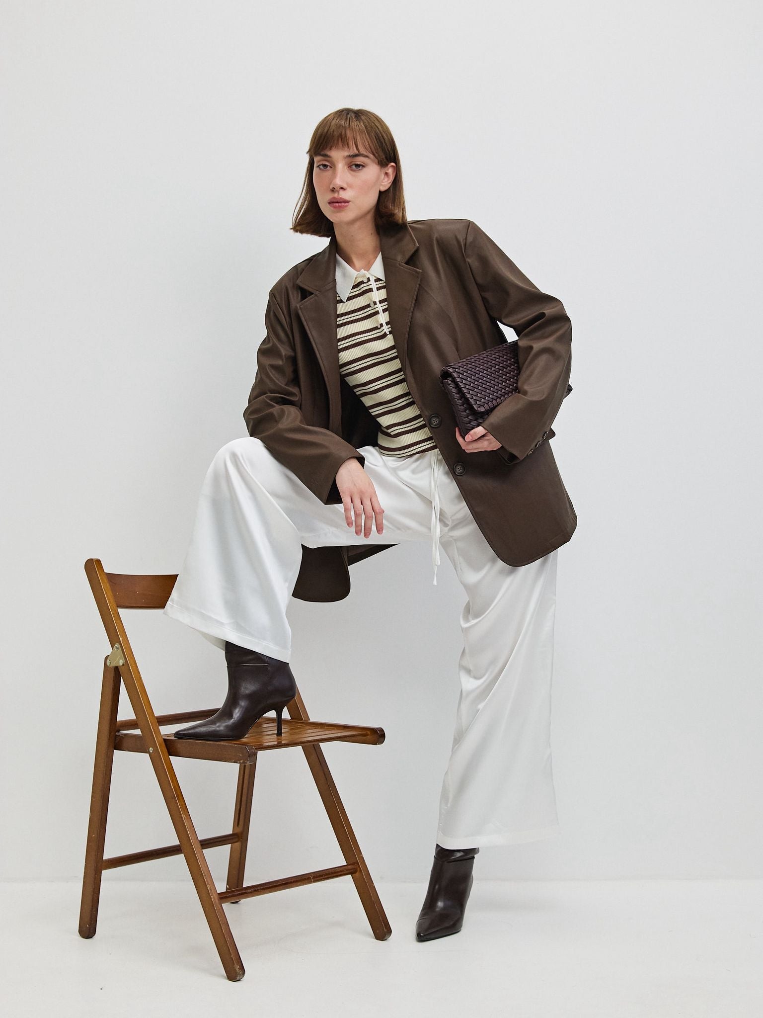 בלייזר דמוי עור סטיבן