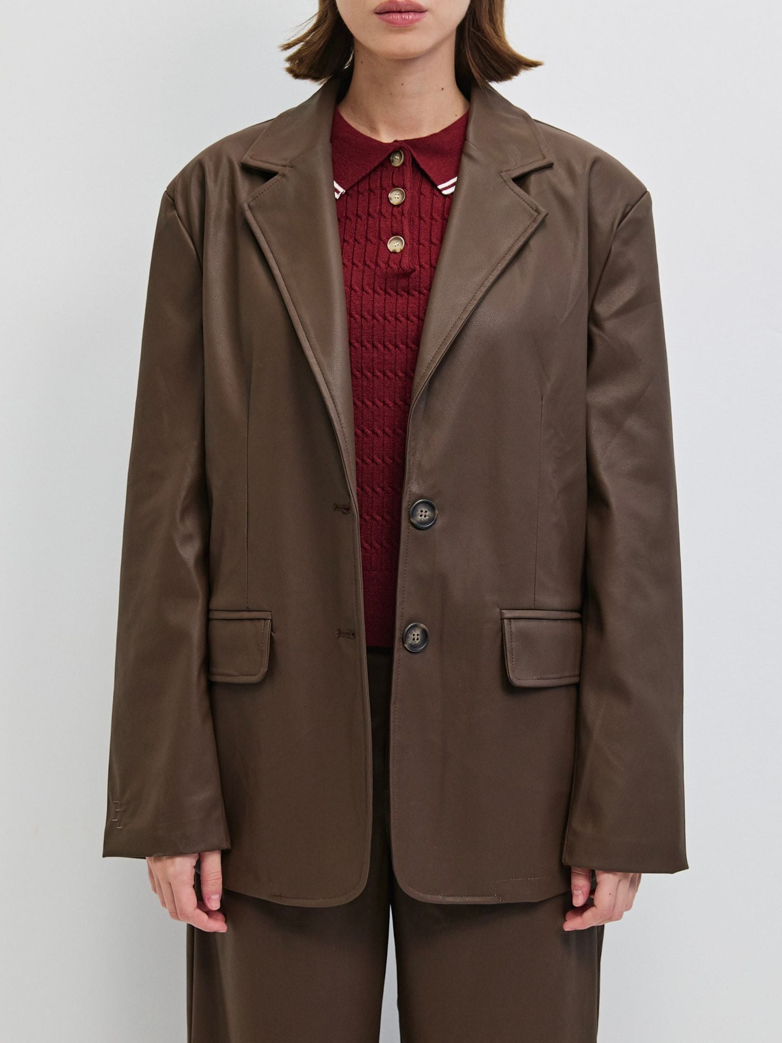 בלייזר דמוי עור סטיבן