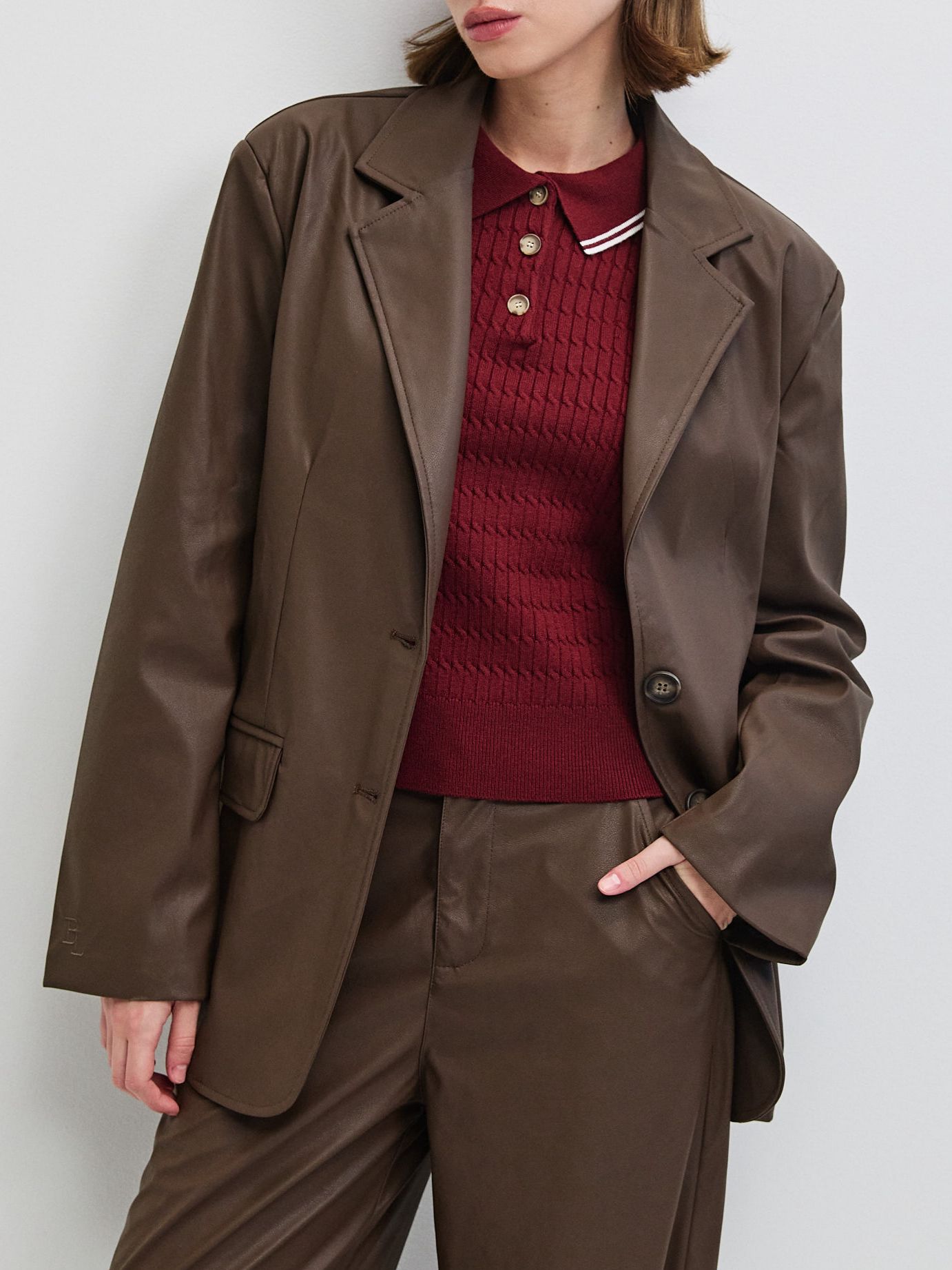 בלייזר דמוי עור סטיבן