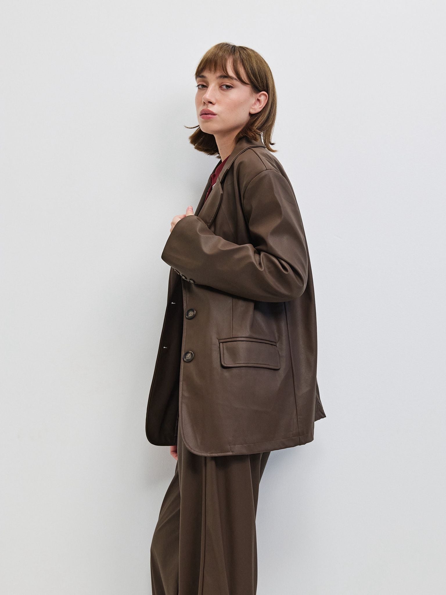 בלייזר דמוי עור סטיבן