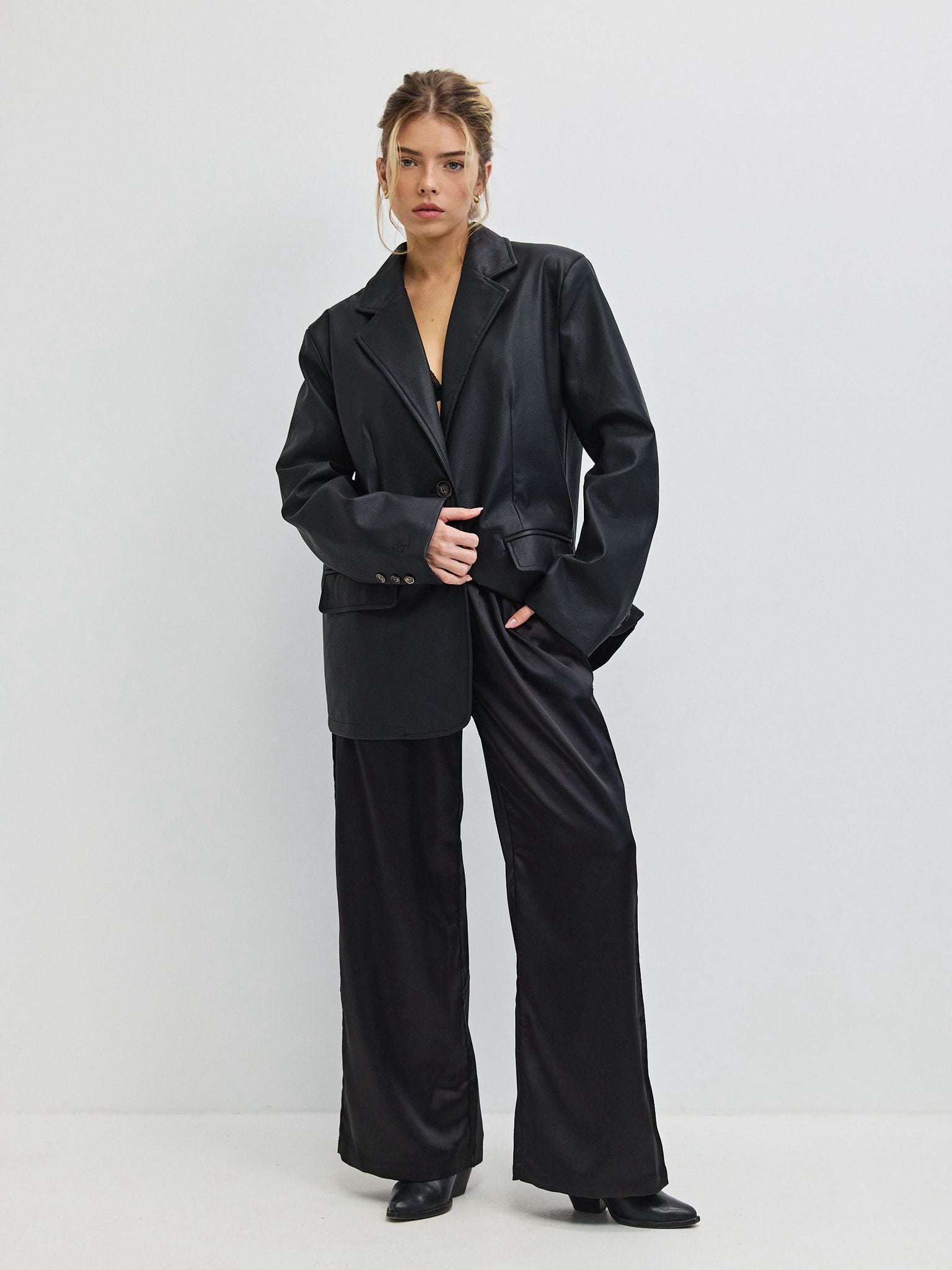 מכנסי סאטן גרייסון