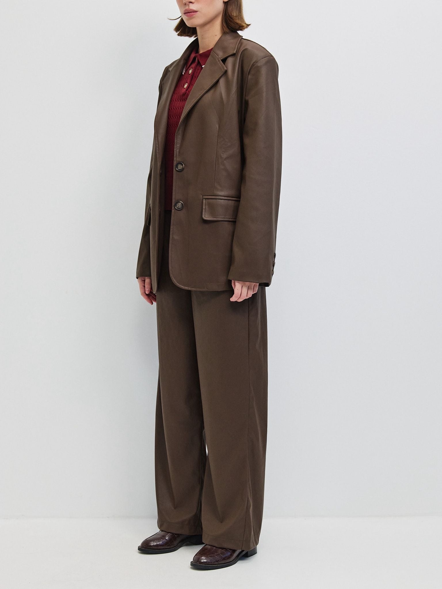 מכנסי דמוי עור טיילר