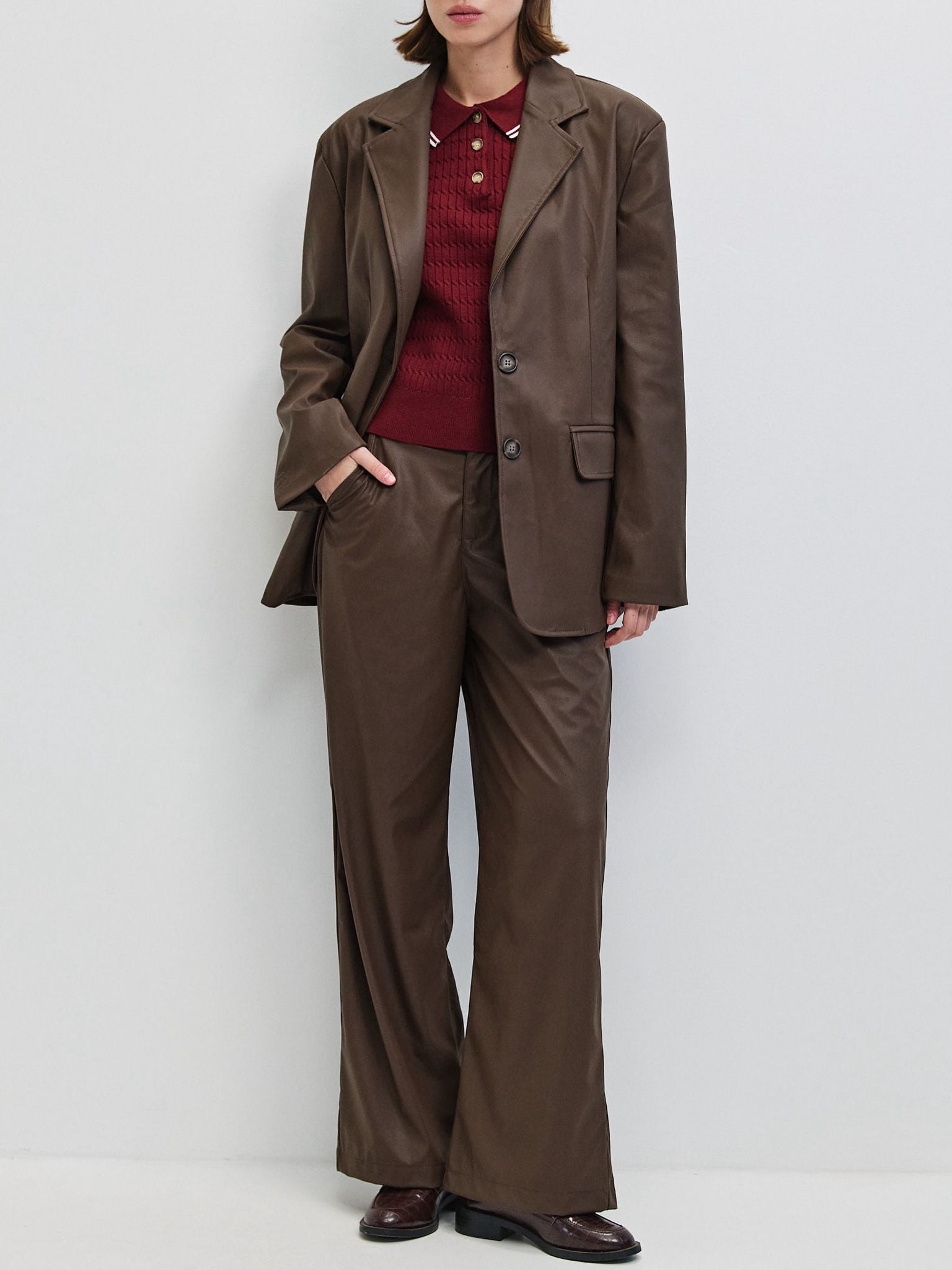 מכנסי דמוי עור טיילר