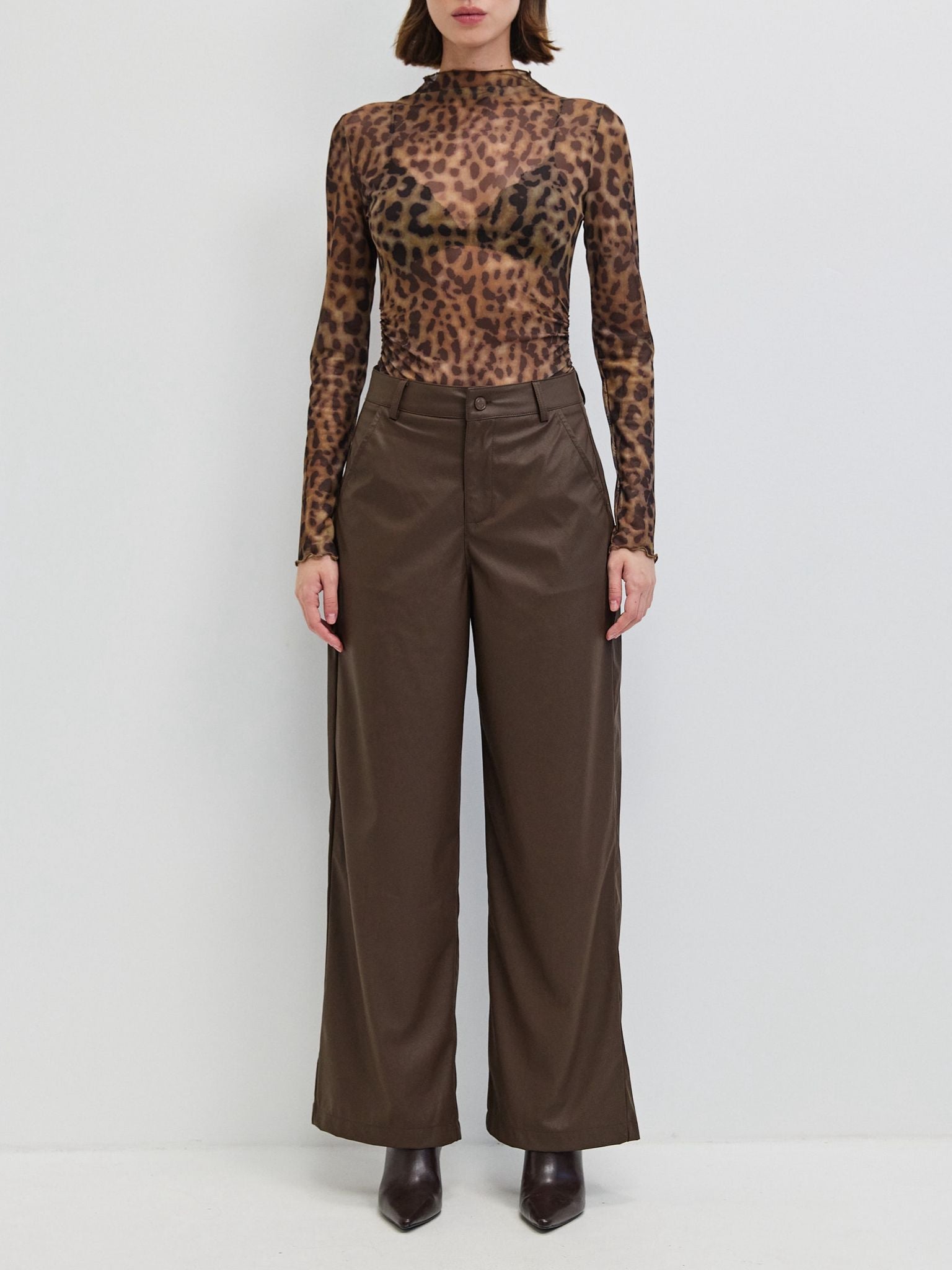 מכנסי דמוי עור טיילר