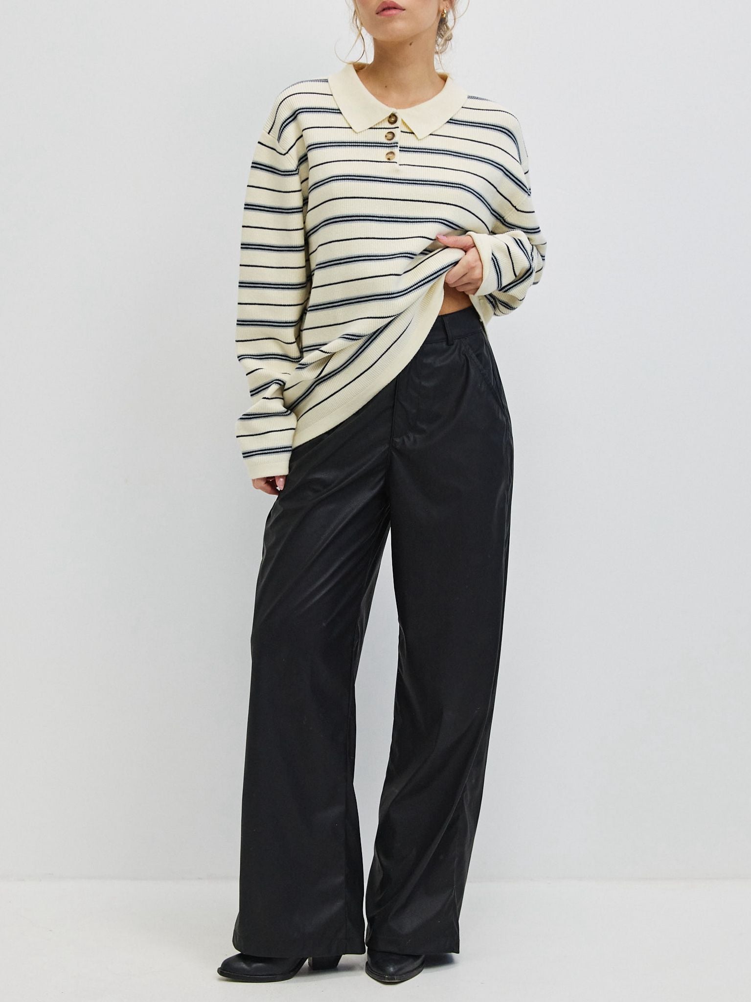 מכנסי דמוי עור טיילר