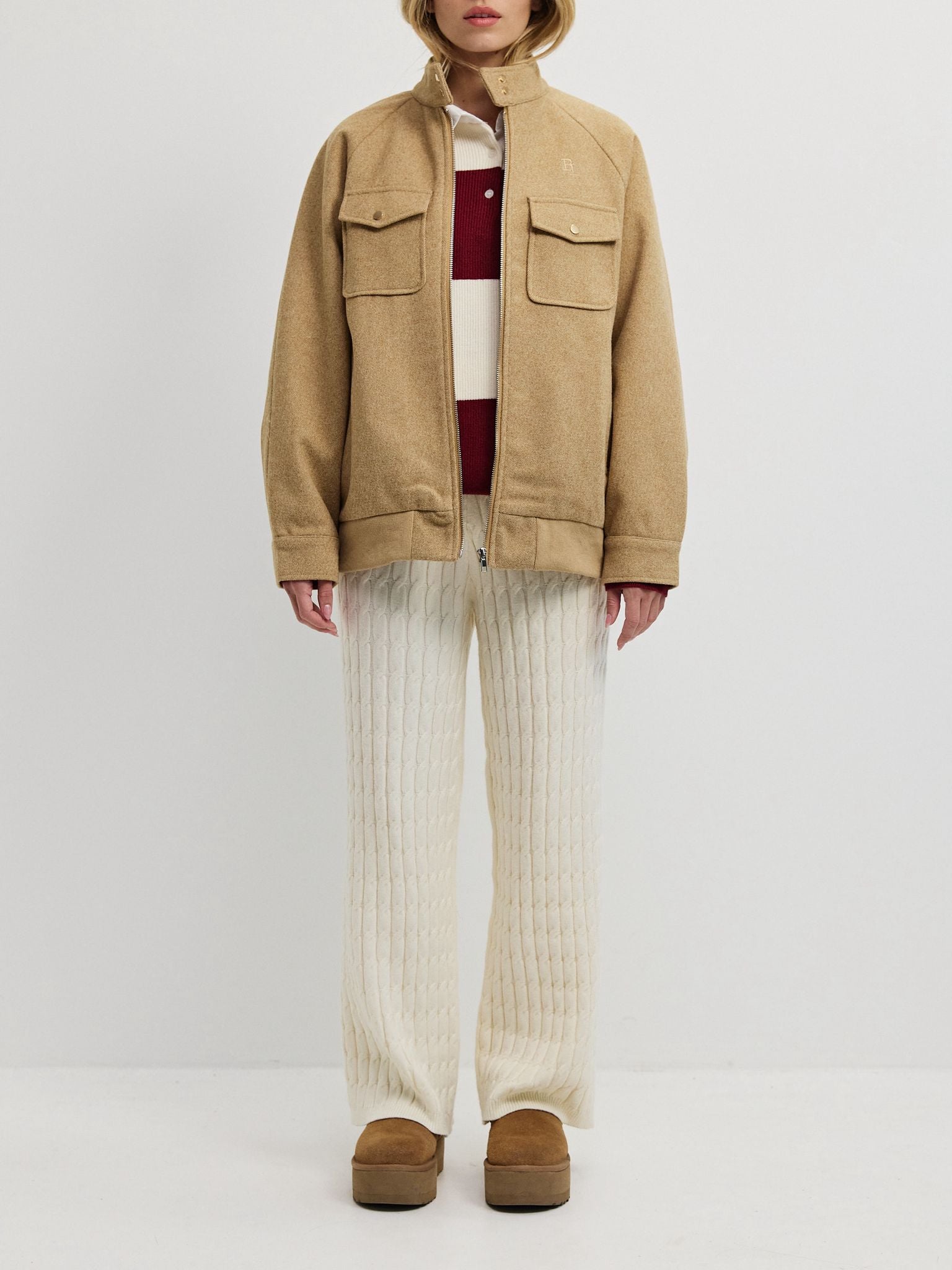 מכנסי סריג דה נירו