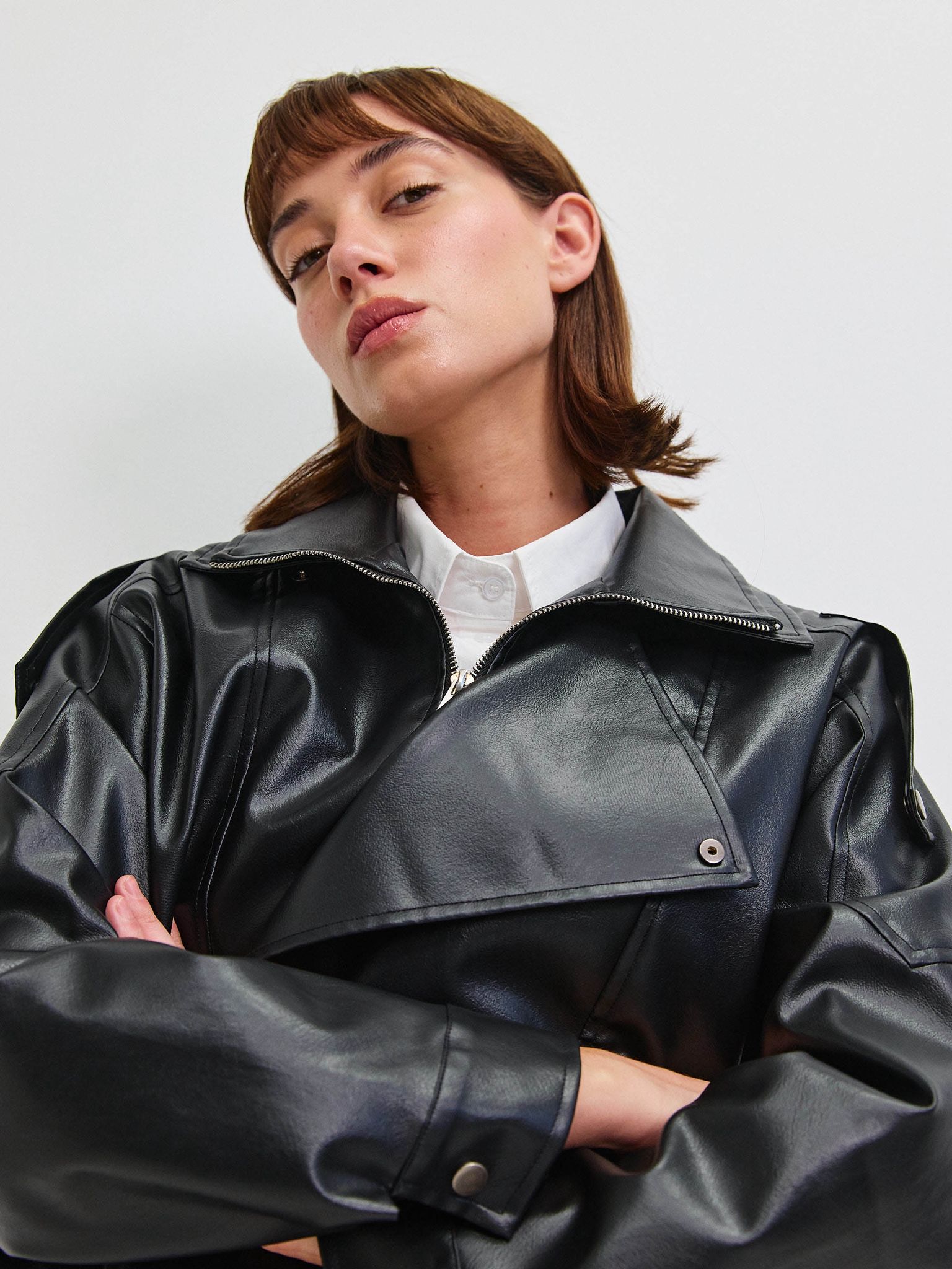 ג'קט דמוי עור דמיאן