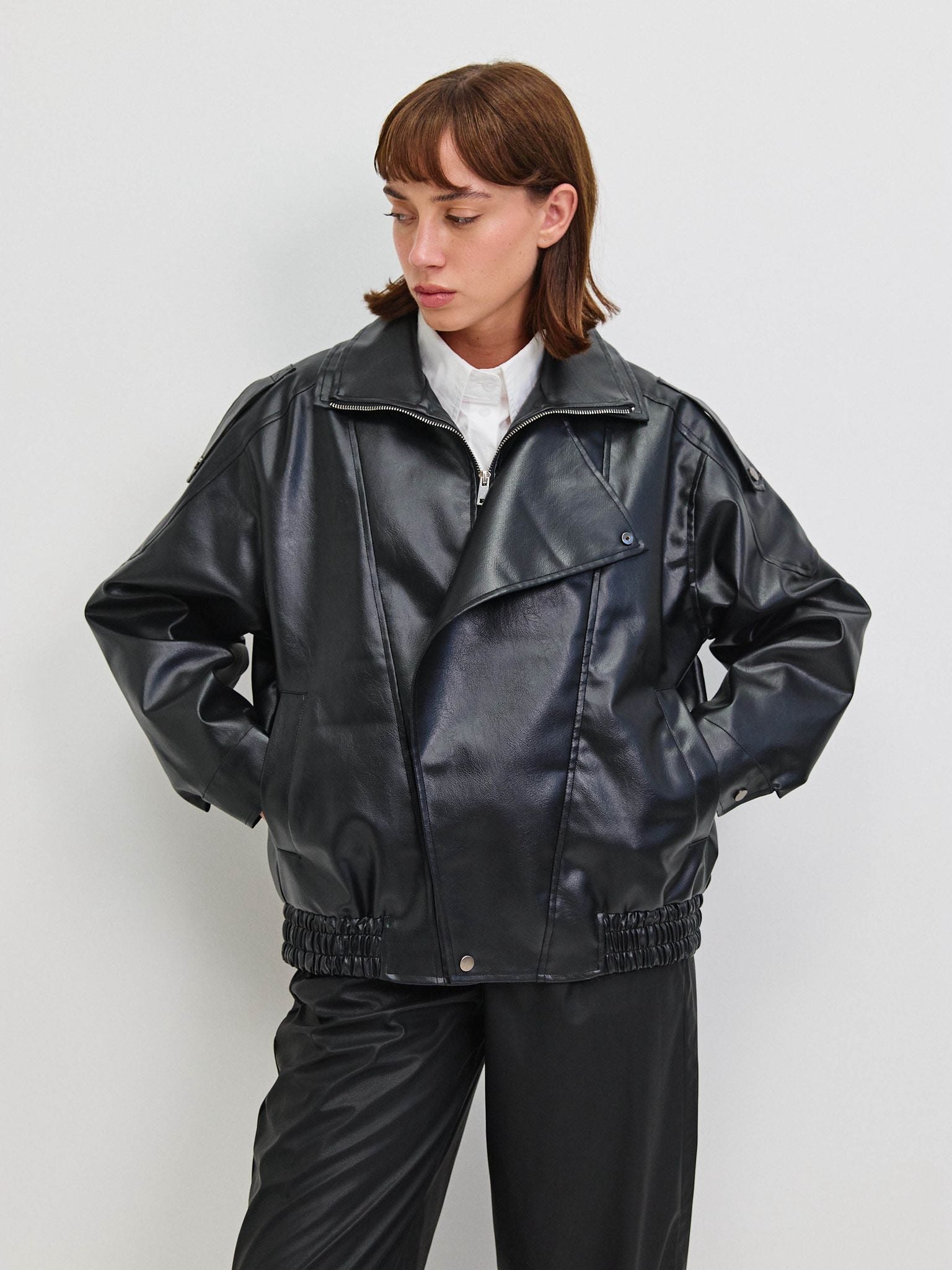 ג'קט דמוי עור דמיאן