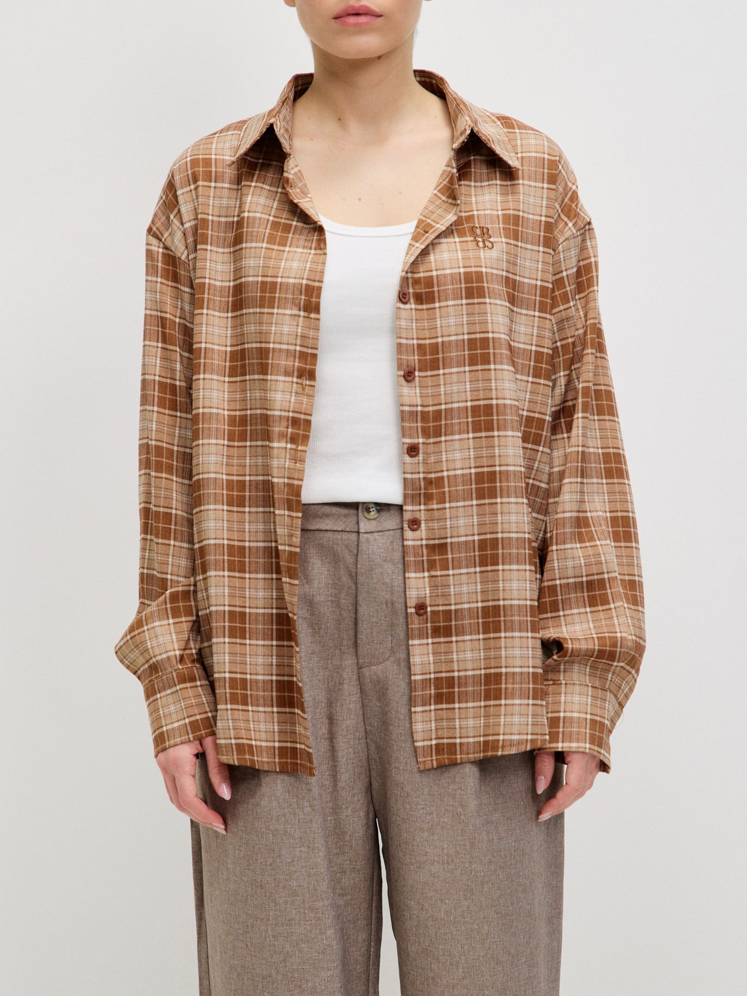 מכופתרת תומאס משבצות