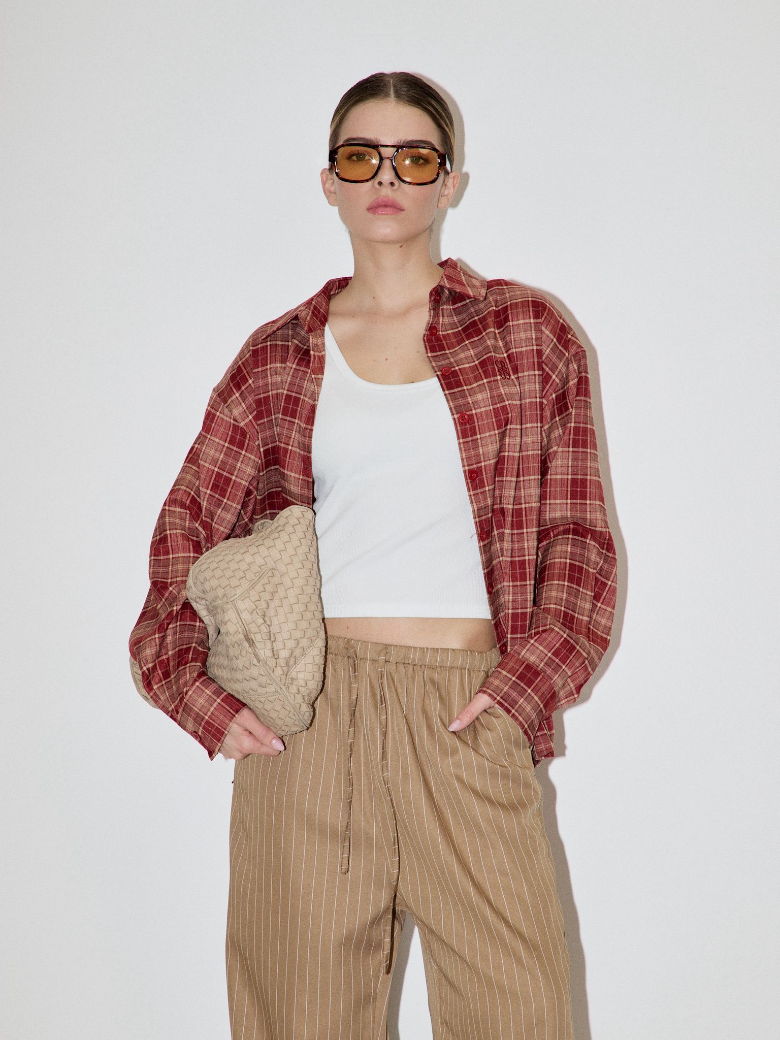 מכופתרת תומאס משבצות