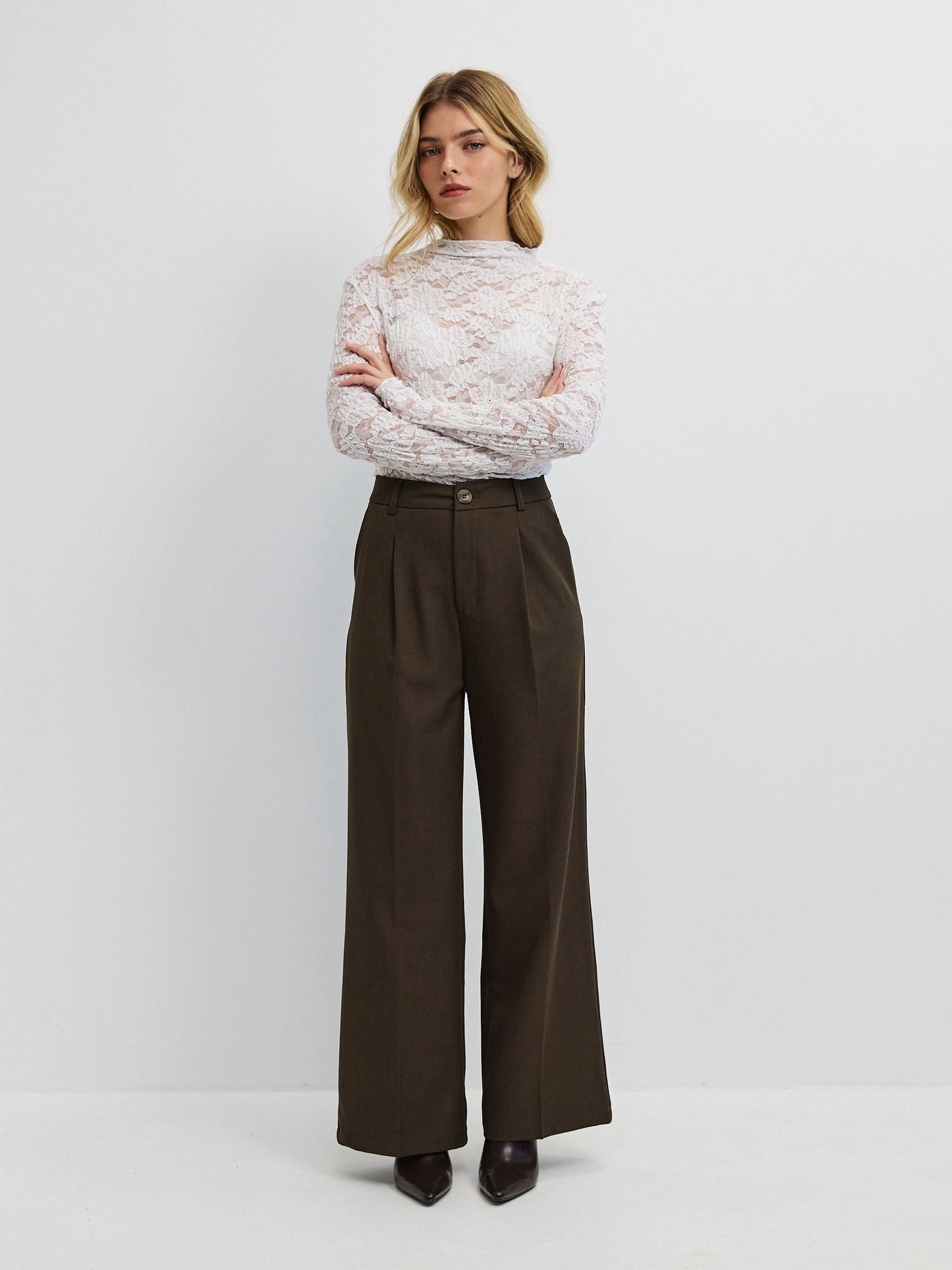 טופ תחרה ויולט