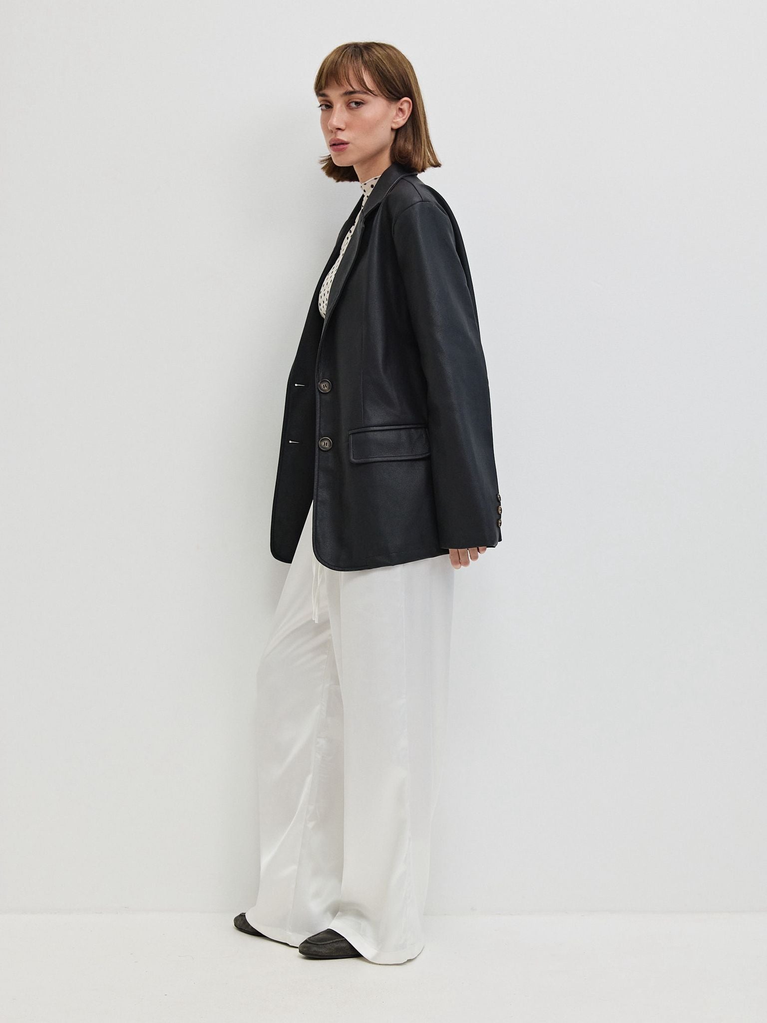 בלייזר דמוי עור סטיבן