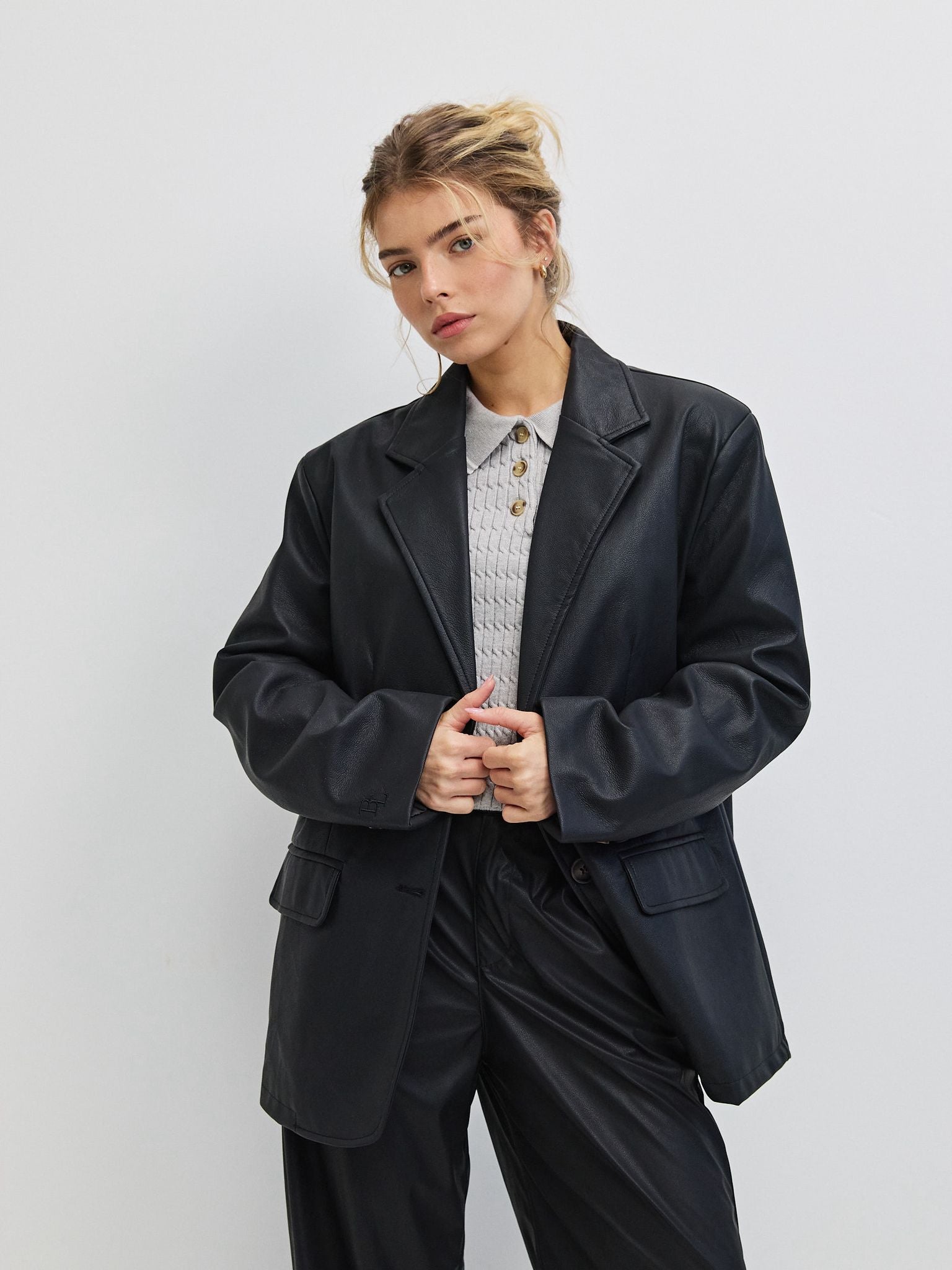 בלייזר דמוי עור סטיבן